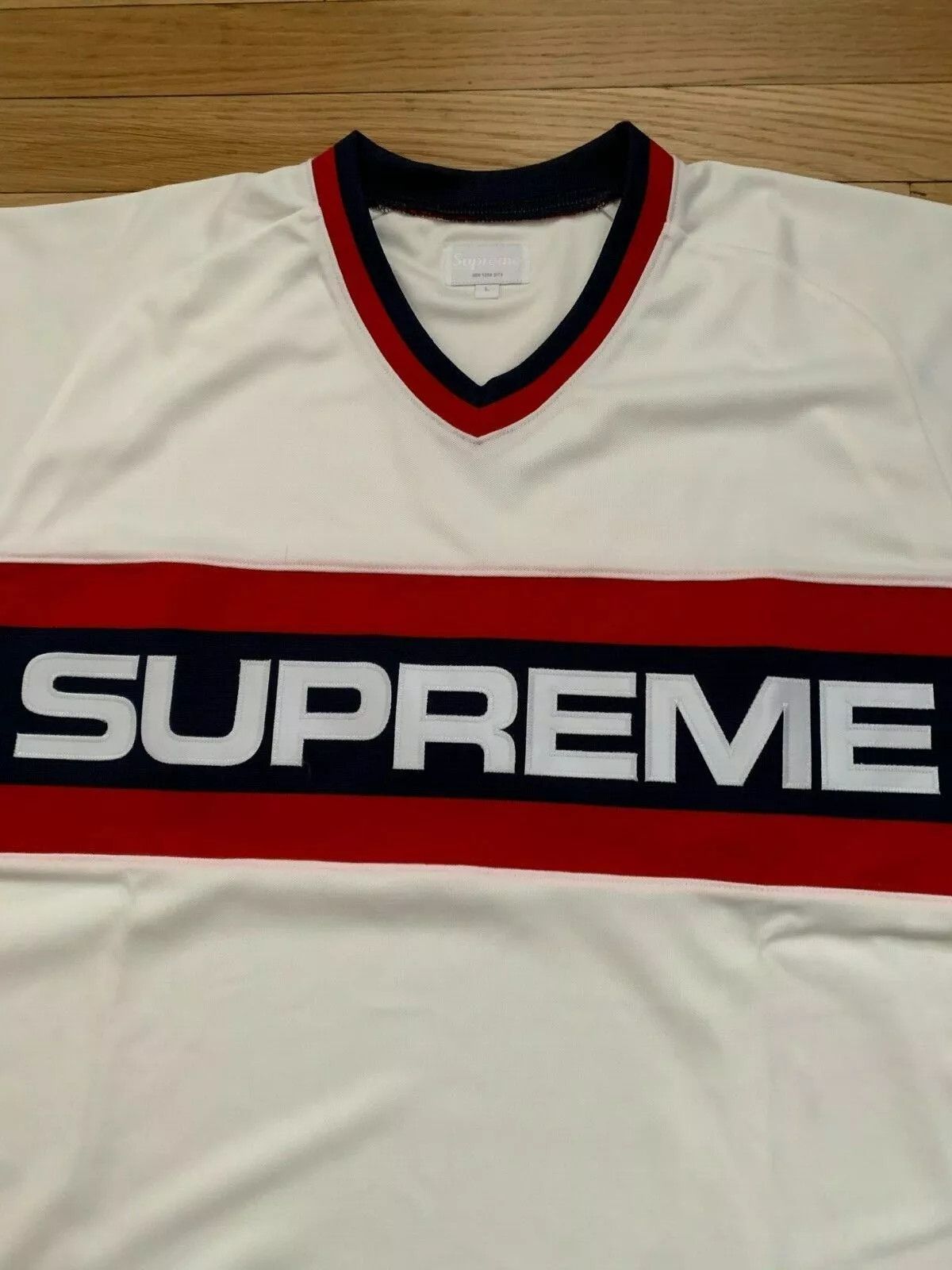 Supreme Supreme Retro Chicago White Sox Baseball Jersey Large Size US L / EU 52-54 / 3 - 2 Thumbnail