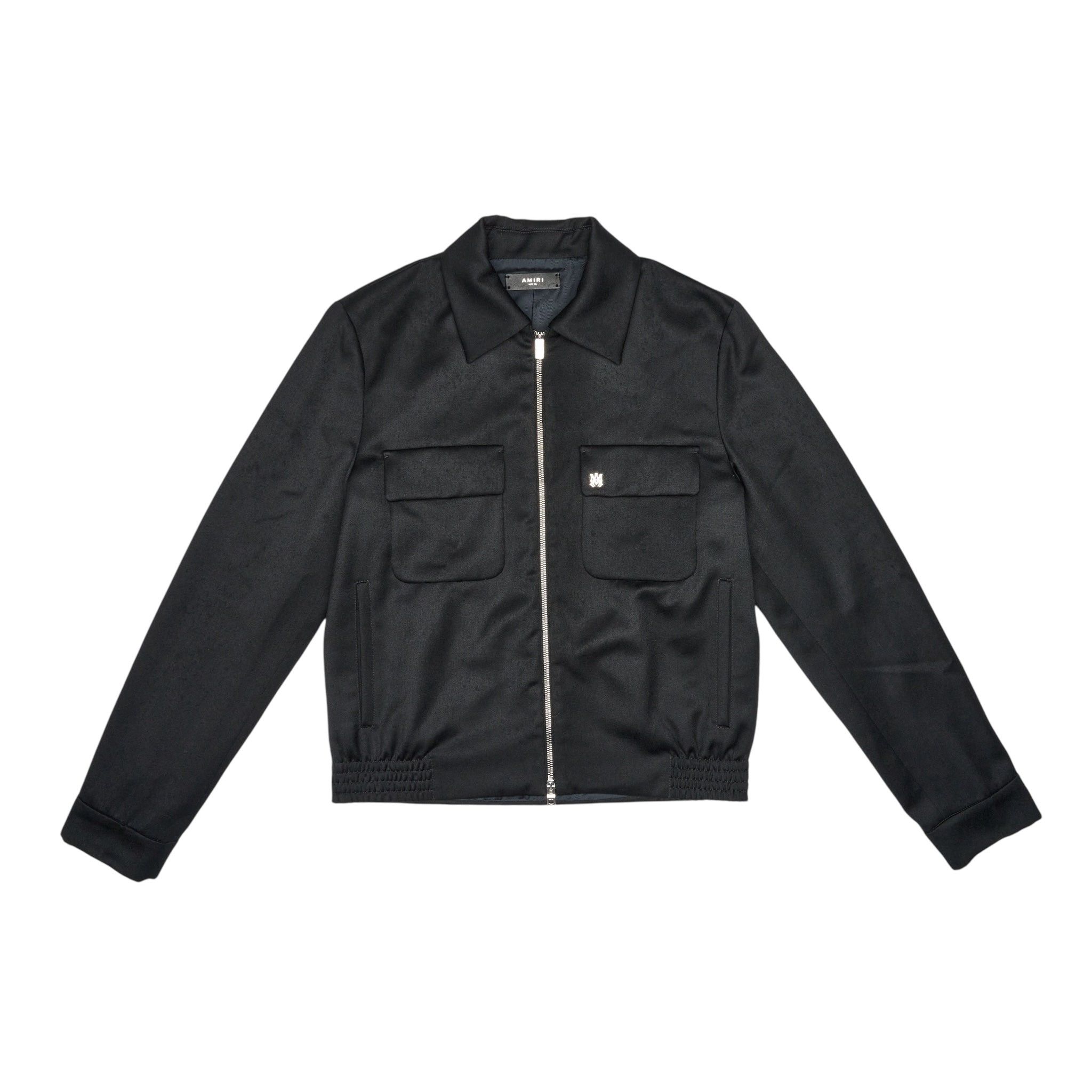 Amiri Amiri Double Pocket Zip Up Track Jacket Black Size US XL / EU 56 / 4 - 1 Thumbnail