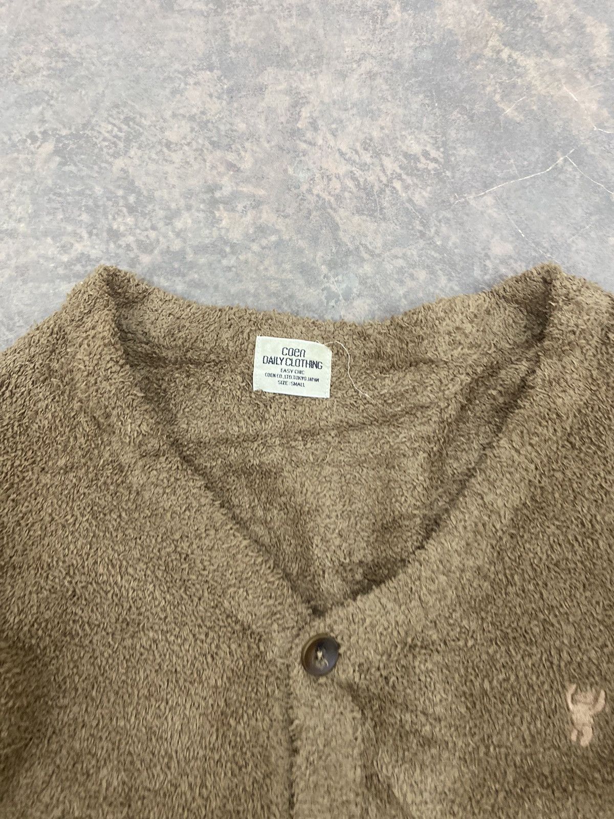 Homespun Knitwear × Vintage KURT COBAIN MOHAIR CARDIGAN FUR FLUFFY JAPAN COEN Size US S / EU 44-46 / 1 - 6 Thumbnail
