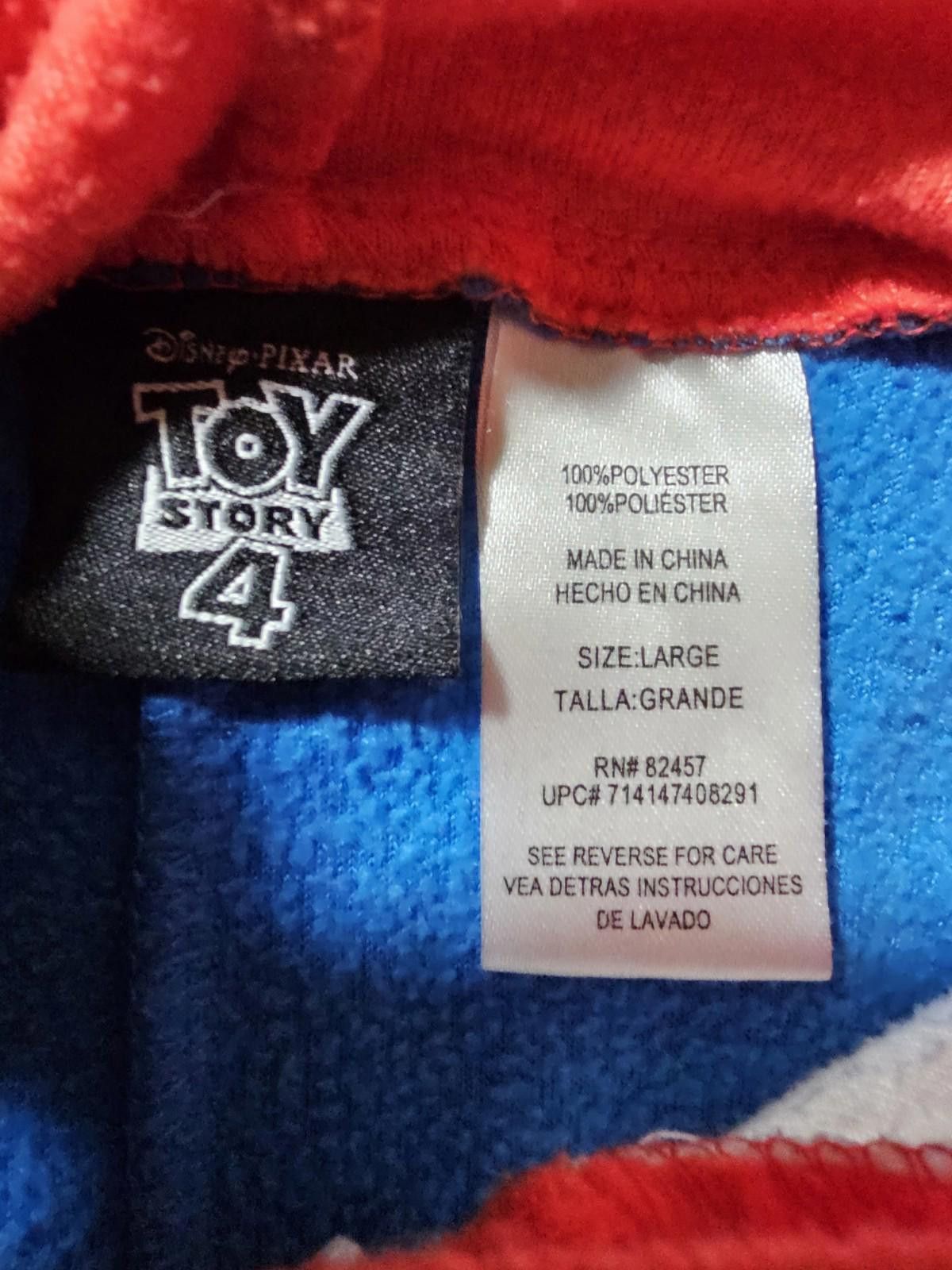 Disney Toy Story 4 Adult 1 Piece Pajamas Woody Large Size ONE SIZE - 2 Thumbnail