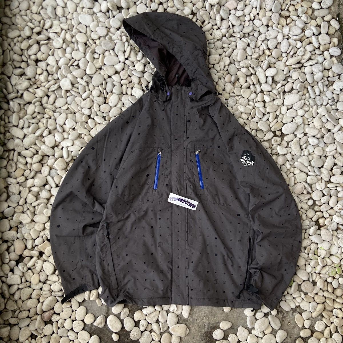 Stussy Stussy cube geometric snowboard rain jaket Size US XL / EU 56 / 4 - 1 Thumbnail
