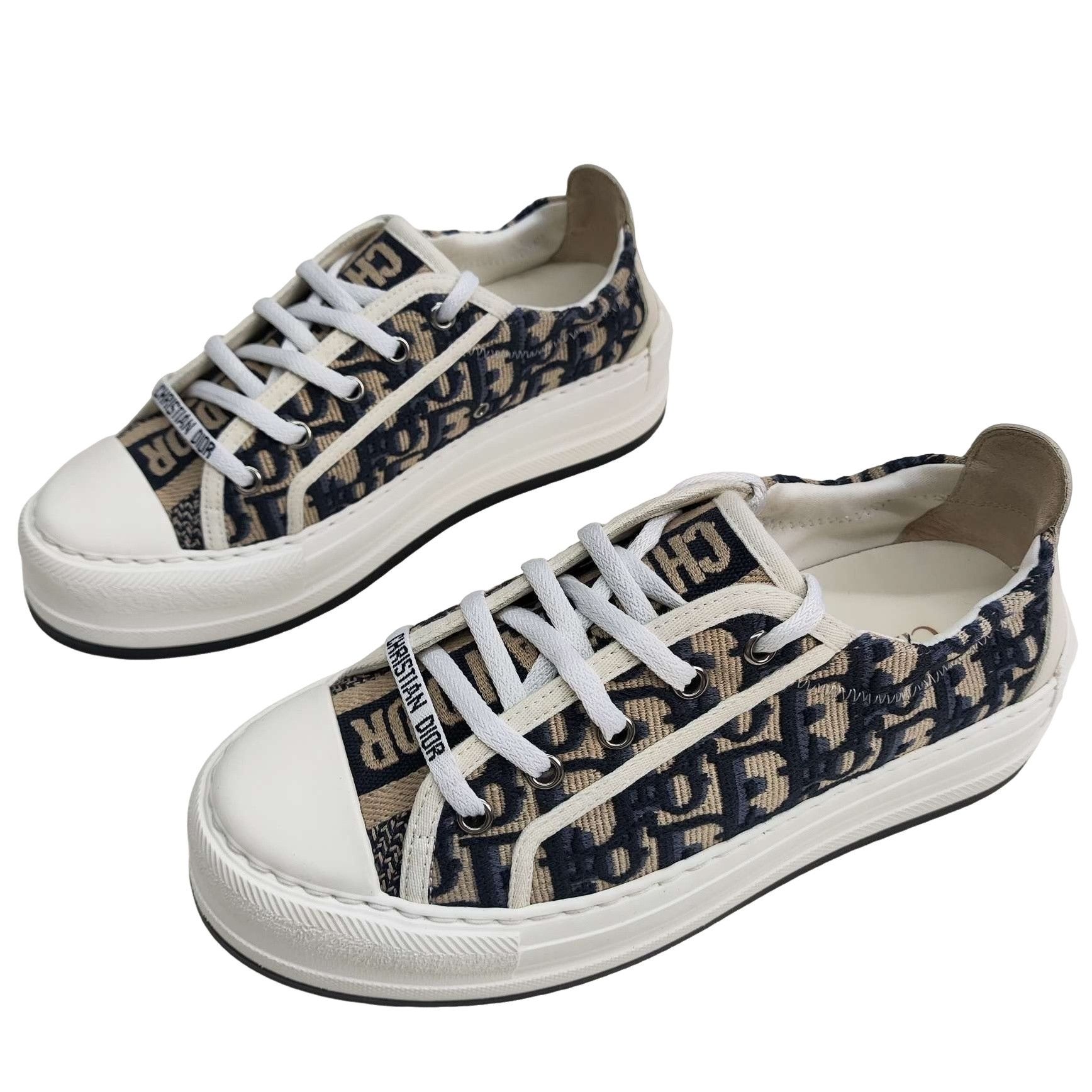 Dior Dior Walk'n'Dior Oblique Sneakers Size 37 Size US 7 / IT 37 - 1 Thumbnail