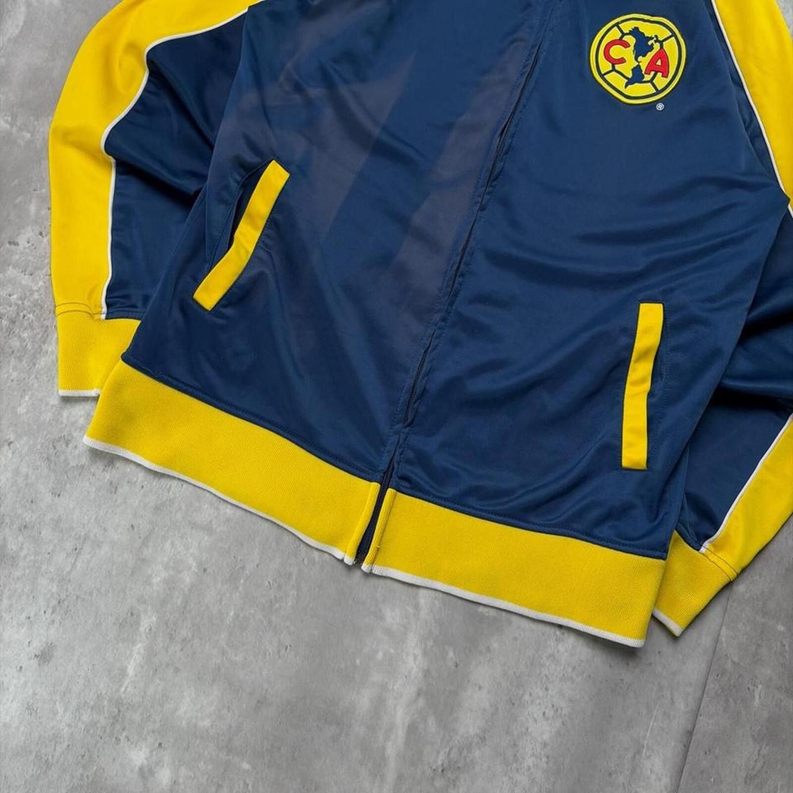 Other Y2K Navy Club America Liga Mx Faded Track Jacket Size US S / EU 44-46 / 1 - 5 Thumbnail
