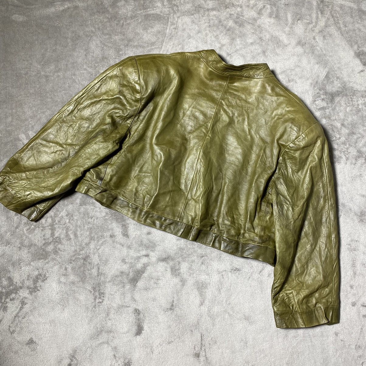 Vintage VINTAGE LEATHER CROPPED JACKET Size S / US 4 / IT 40 - 5 Thumbnail