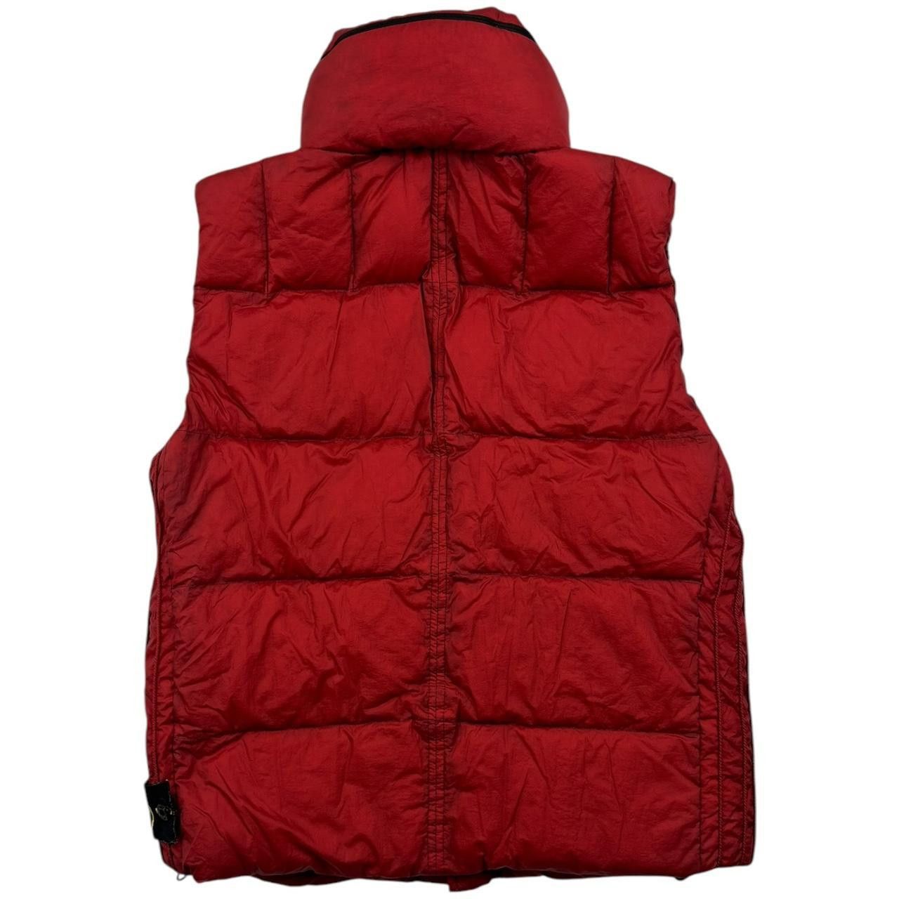 Stone Island Stone Island Opaque Nylon Tela Puffer Gilet Red - Medium Size US M / EU 48-50 / 2 - 3 Thumbnail
