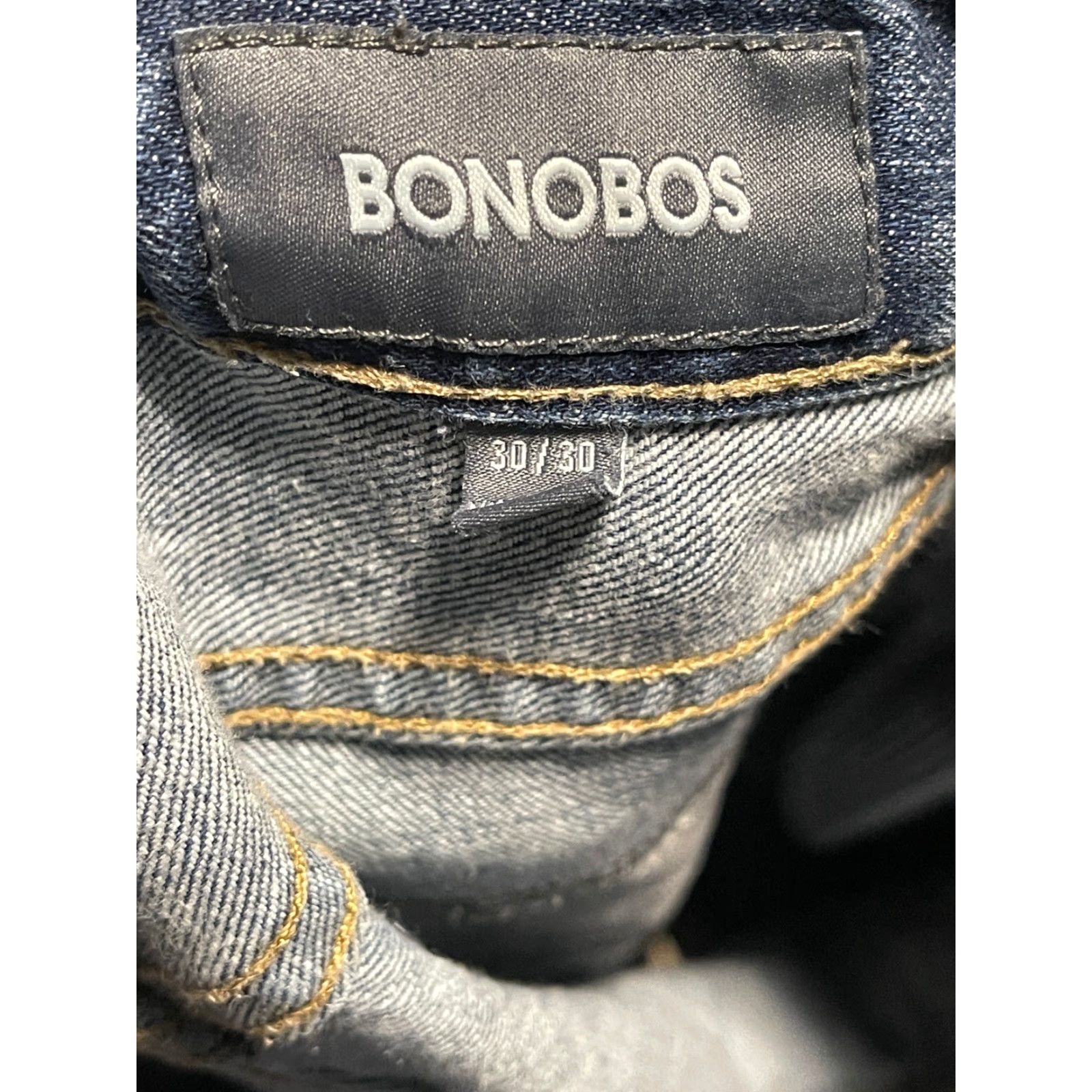 Bonobos Bonobos The Blue Jean Slim Mens Jeans 30x28 Blue Denim 5-Pocket Straight Fit Modern Size US 30 / EU 46 - 3 Thumbnail