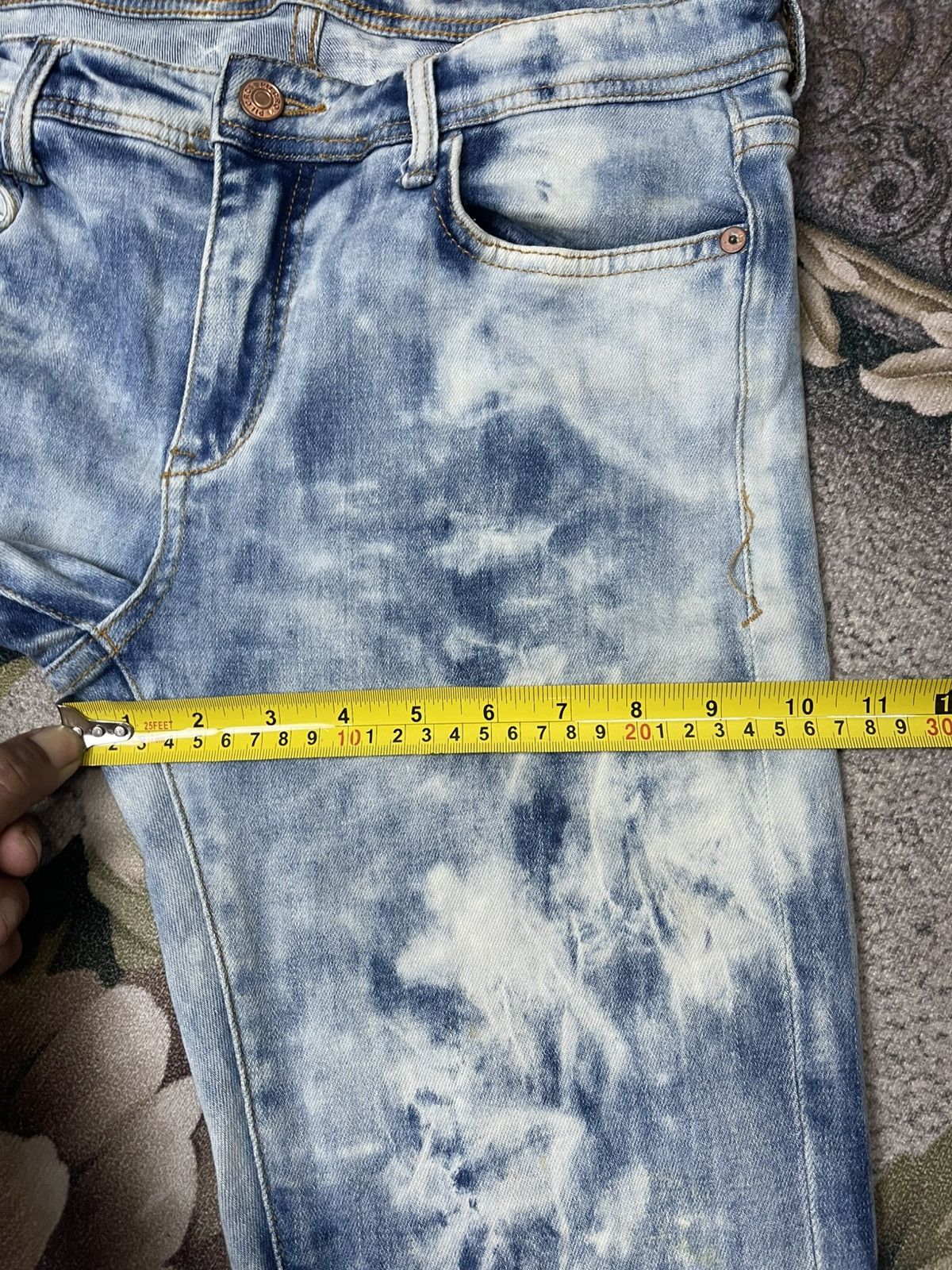 Anthropologie Acid Wash Jeans Stretchable