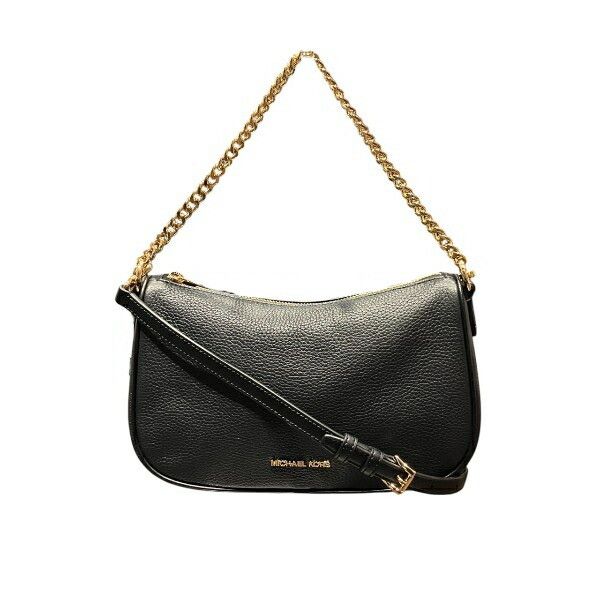 Michael Kors Michael Kors Quincy 2Way Bag Leather Shoulder Bag 35F4G1Qc6L in Black, Women's