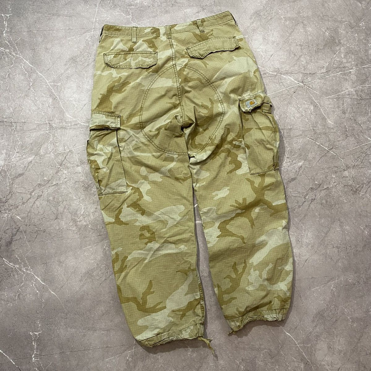 Carhartt VINTAGE CARHARTT MILITARY CARGO PANTS PATCH LOGO 00S Size US 34 / EU 50 - 1 Thumbnail