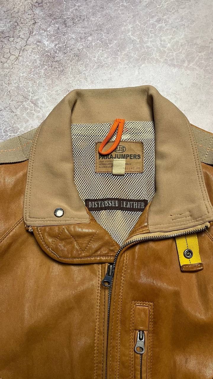 Parajumpers Parajumpers Leather Jacket Designer Premium Italian Aviator Size US XL / EU 56 / 4 - 6 Thumbnail