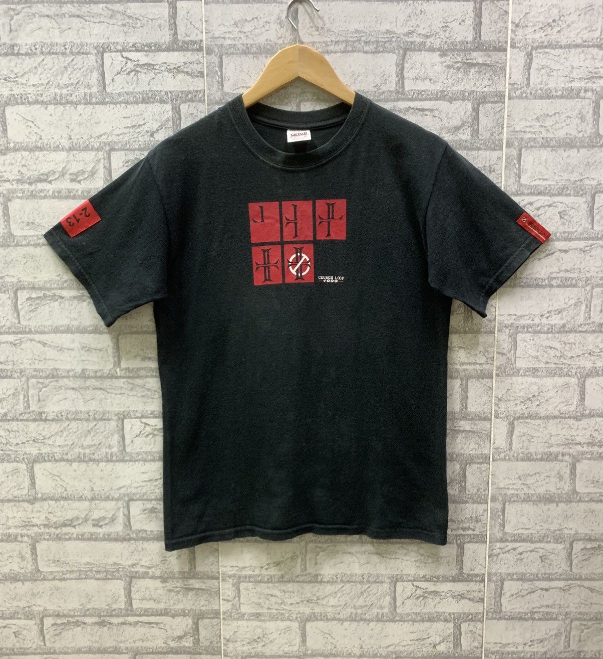Anvil × Vintage Vintage 90s Crunch Loop T-shirts Size US M / EU 48-50 / 2 - 1 Thumbnail