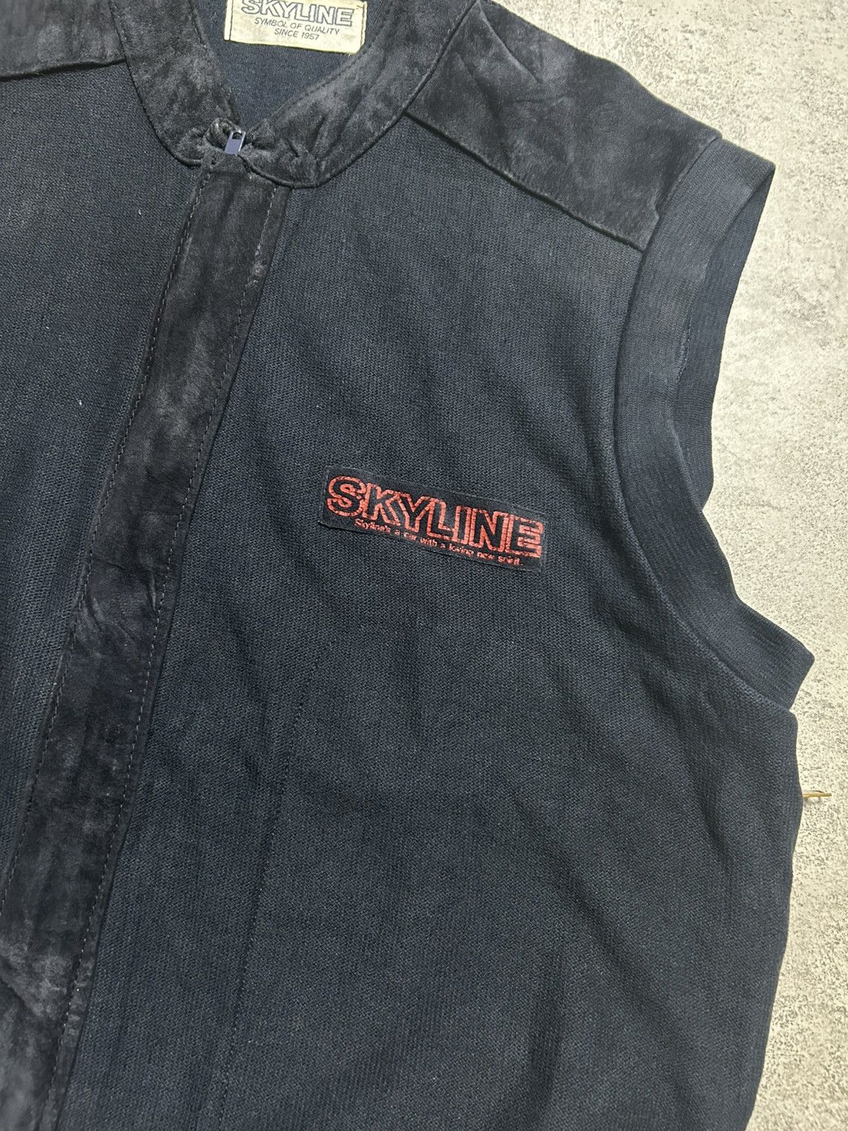 Japanese Brand Y2K Skyline Japan Zipper Pocket Vest Size US M / EU 48-50 / 2 - 2 Thumbnail
