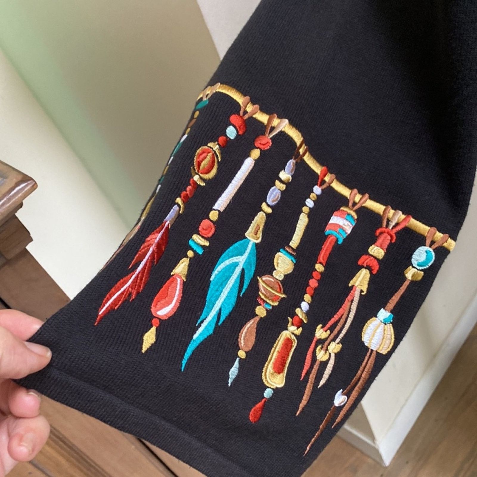 Other Bob Mackie Wearable Art Cardigan with Embroidery Size S / US 4 / IT 40 - 5 Thumbnail