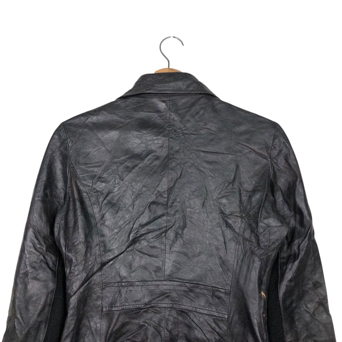 Japanese Brand 📌Vintage Soft Leather Biker Jacket Protein Cafe Racer Size M / US 6-8 / IT 42-44 - 10 Thumbnail