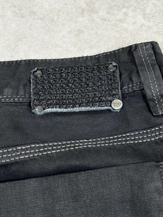 Diesel Diesel Black Obscure Slim Denim Jeans Size US 33 - 9 Thumbnail