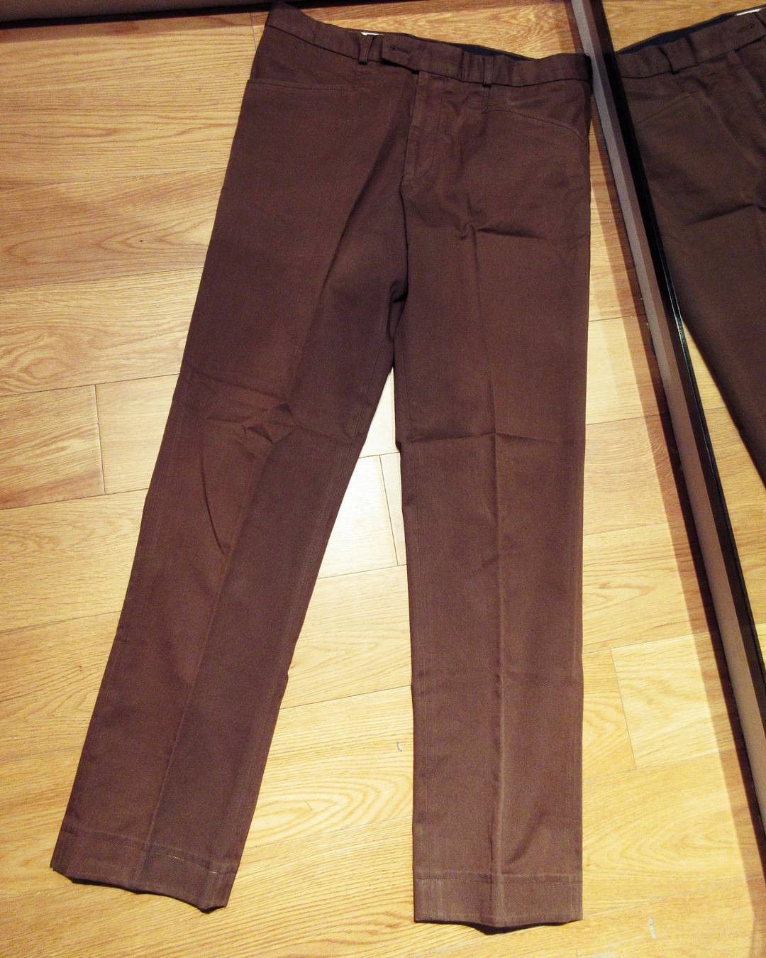Other UK Jump the gun brighton Brown Sta pre cotton trouser mod pants Size US 32 / EU 48 - 1 Thumbnail