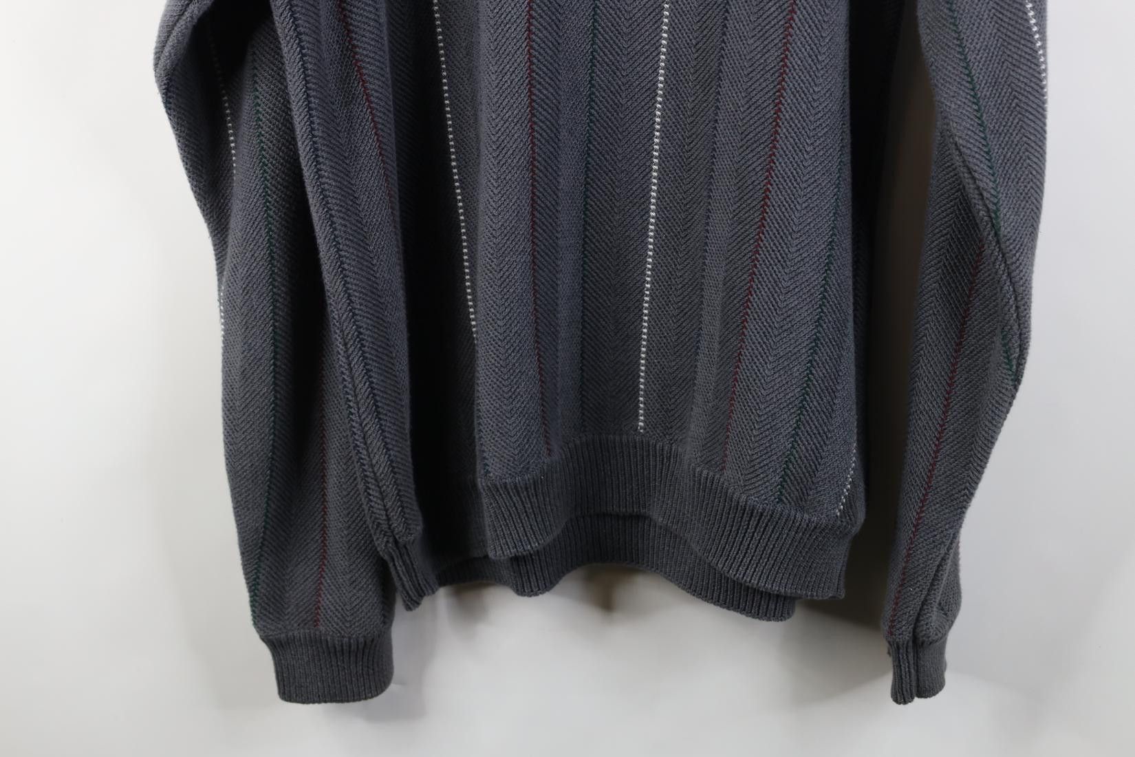 Polo Ralph Lauren Vintage 90s Chaps Ralph Lauren Herringbone Knit Sweater Size US XL / EU 56 / 4 - 13 Thumbnail