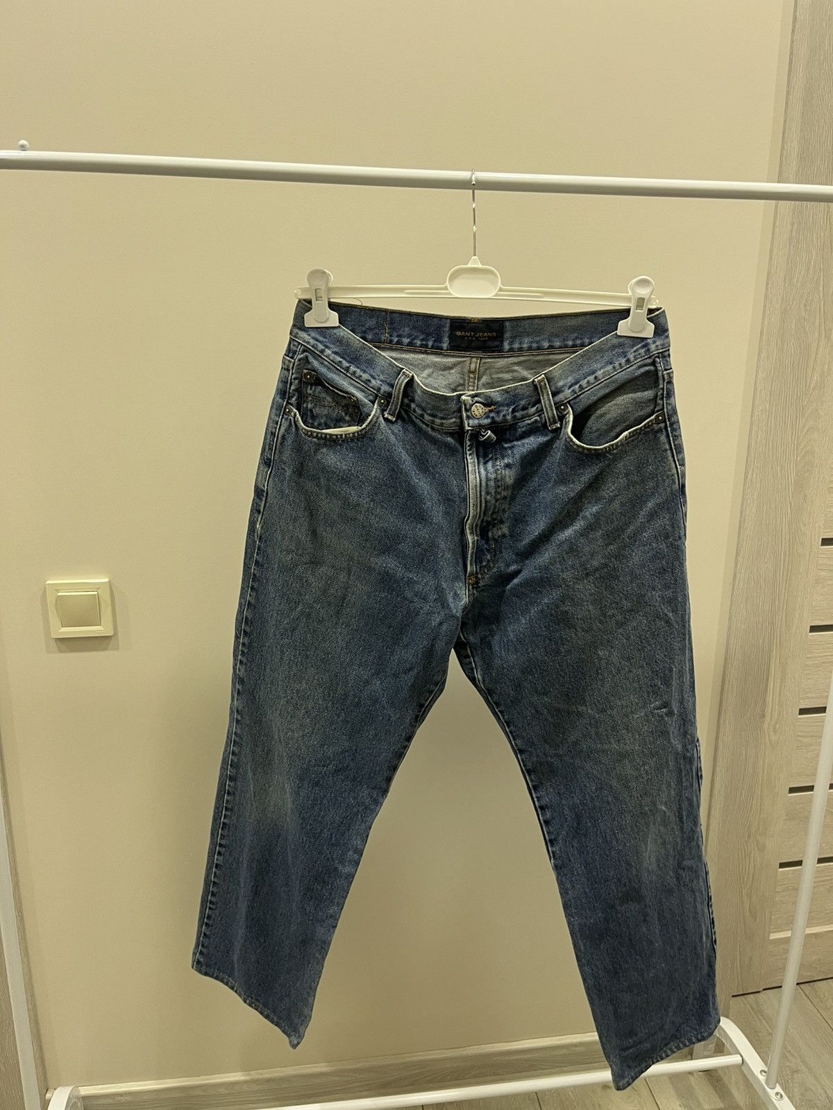 Gant Vintage GANT Jeans Straight Made in Italy Regular Fit Navy Size US 36 / EU 52 - 3 Thumbnail