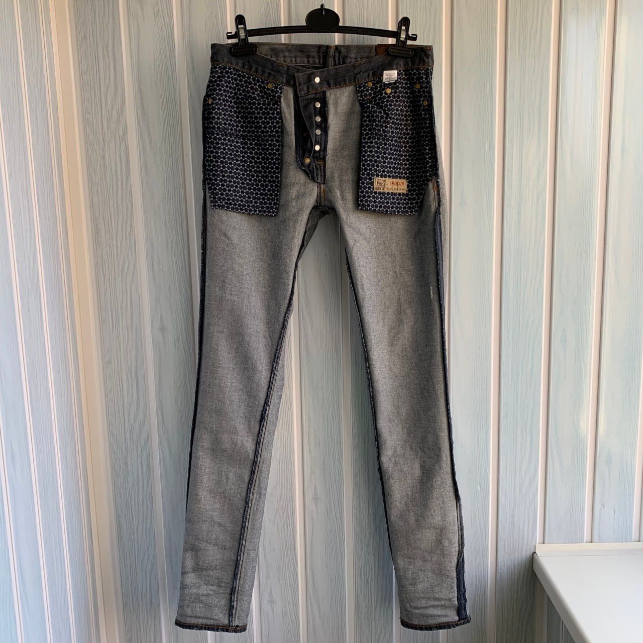 Designer × Japanese Brand × Prps PRPS Gremlin Fit Bruised Never Broke Faded Cotton Jeans Size US 31 - 6 Thumbnail