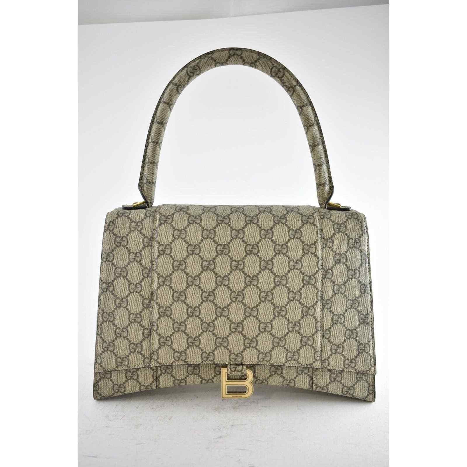 Gucci Gucci X Balenciaga Medium Hourglass Supreme Top Handle Bag Size ONE SIZE - 2 Thumbnail