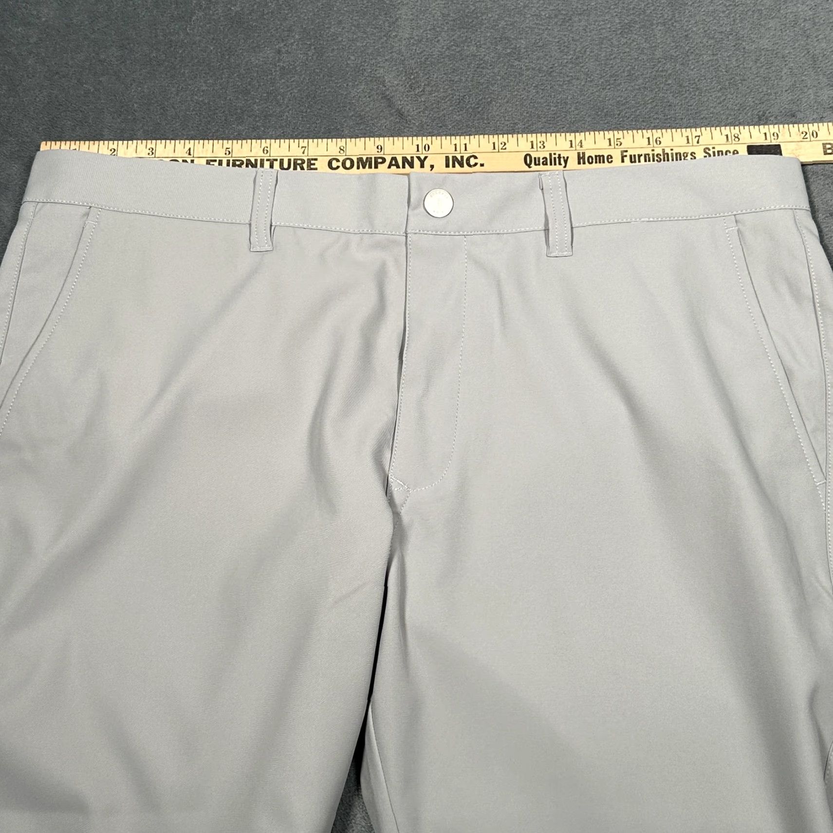 Bonobos Bonobos Golf Pants Mens 38x30 Gray Athletic Fit Performance Stretch Polyester Size US 38 / EU 54 - 6 Thumbnail