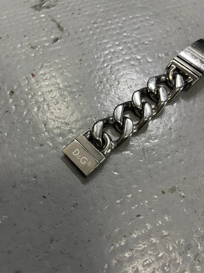 Dolce & Gabbana 2000s Dolce & Gabbana Stainless Steel Bracelet Size ONE SIZE - 5 Thumbnail