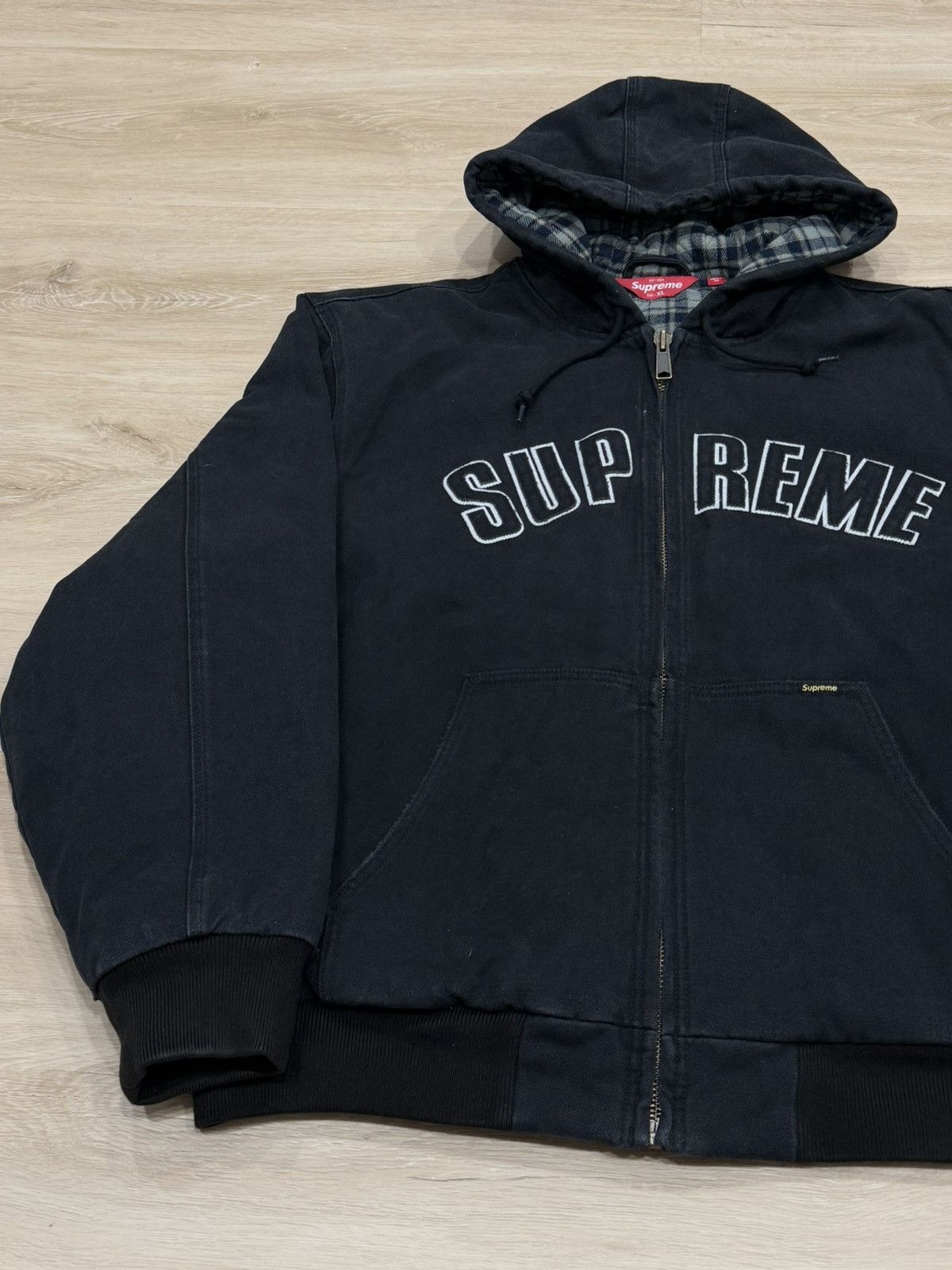 Supreme Supreme FW25 Reflective Arc Hooded Work Jacket Size US XL / EU 56 / 4 - 2 Thumbnail
