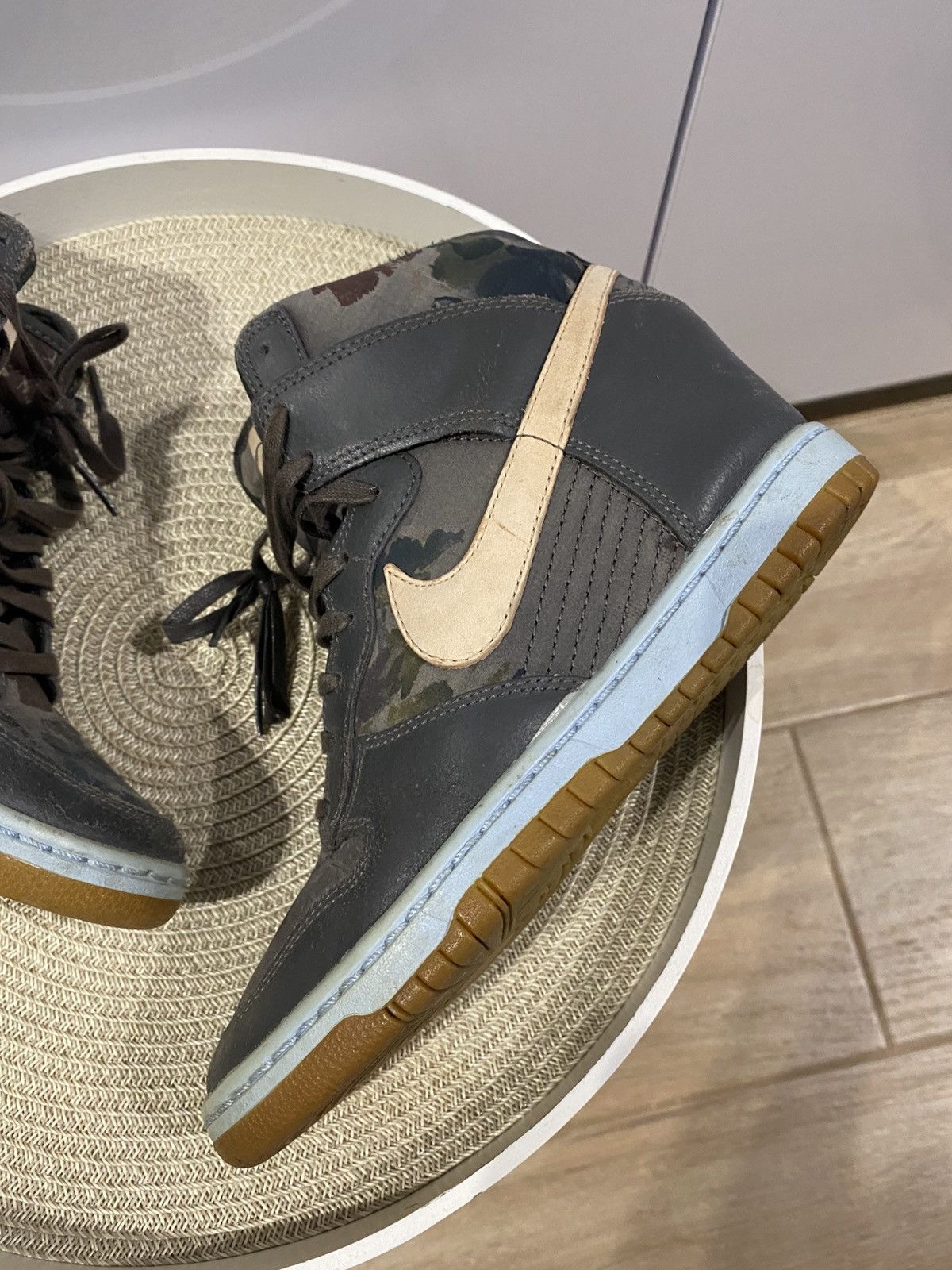 Nike Nike Liberty Camo Isabel Marant Style Wedge Sneakers 2012 Size US 8.5 / IT 38.5 - 3 Thumbnail