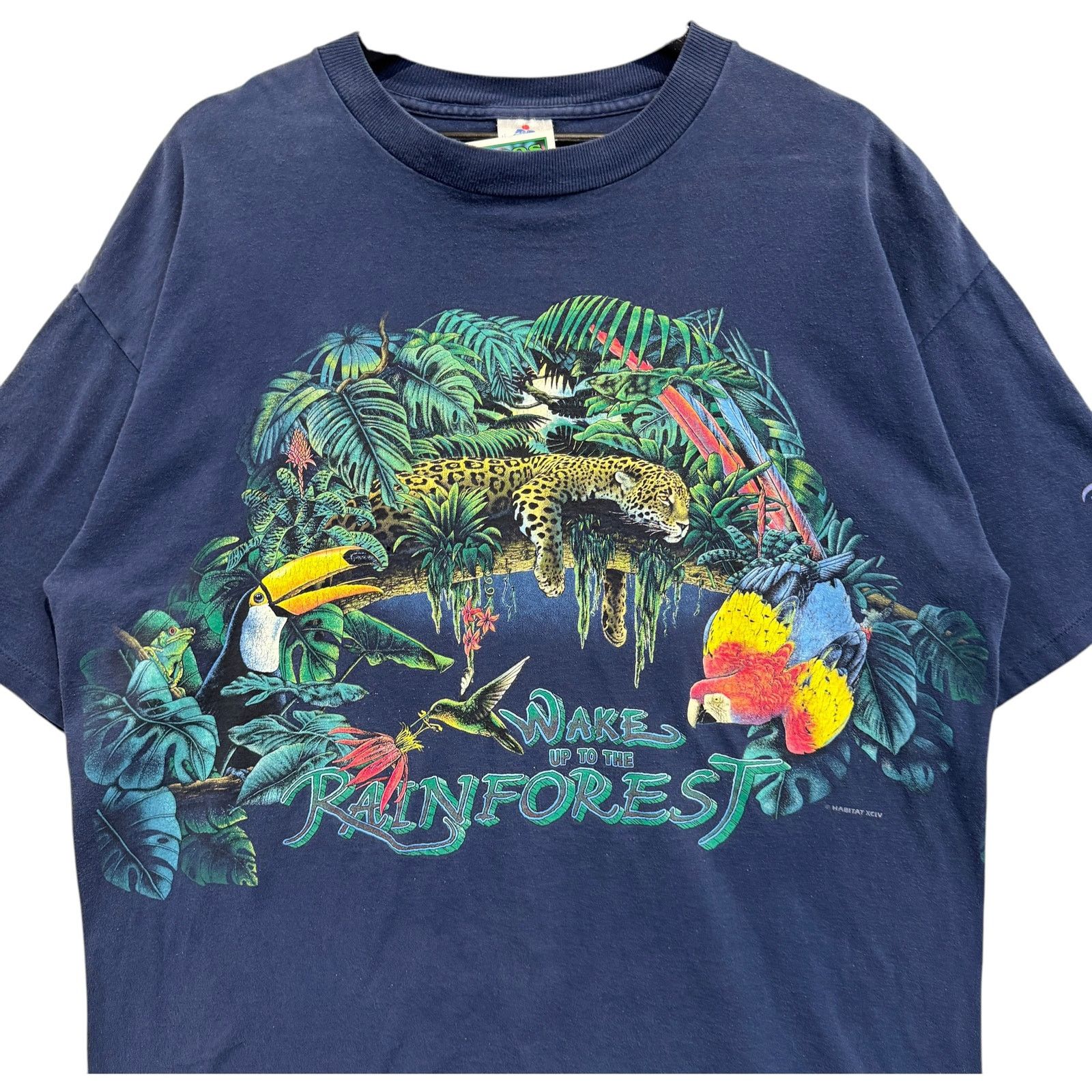 Vintage Vintage Wake Up To The Rainforest Tee XXL Size US XXL / EU 58 / 5 - 2 Thumbnail