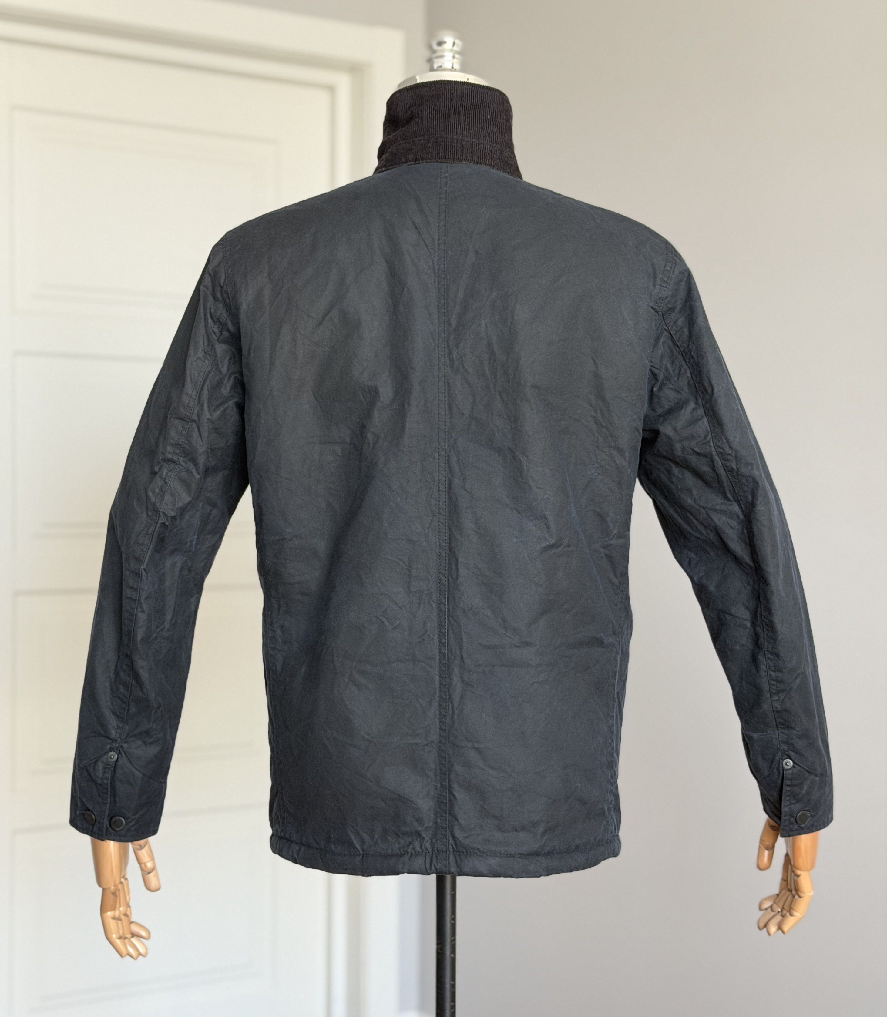 Levi's LEVIS Halley Stevensons Wax Sherpa Jacket Navy Waxed Cotton Size US M / EU 48-50 / 2 - 8 Thumbnail