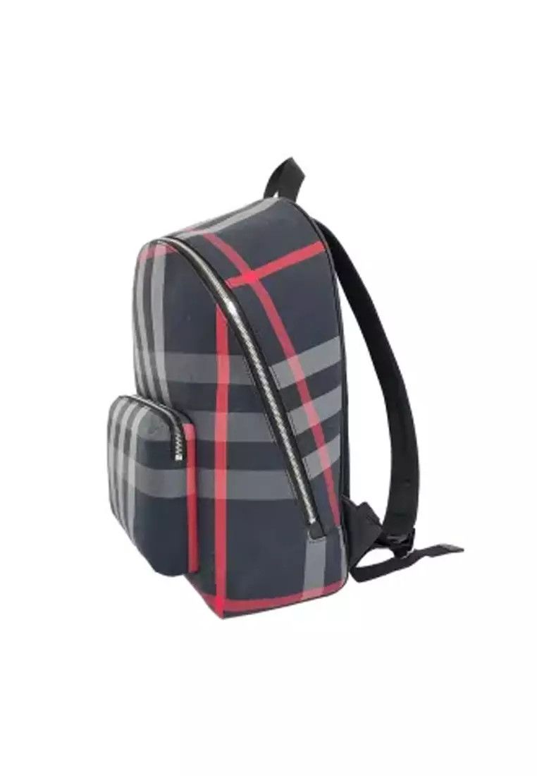 Burberry o1w1db10126 Size: OS / Jeff Check Backpack in Multicolor Size ONE SIZE - 3 Thumbnail