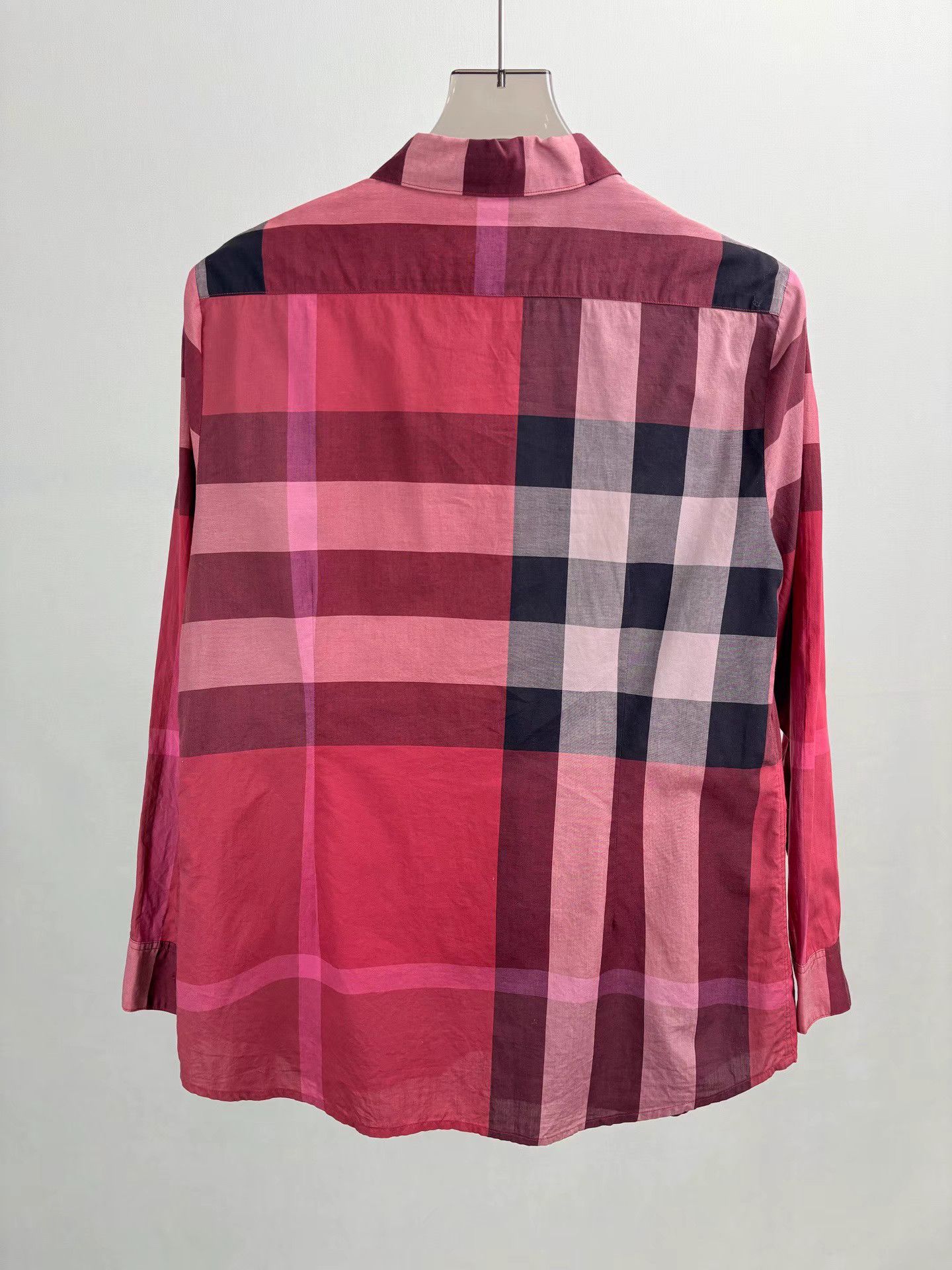 Burberry BURBERRY Check Long Sleeve Shirt Size US M / EU 48-50 / 2 - 2 Thumbnail