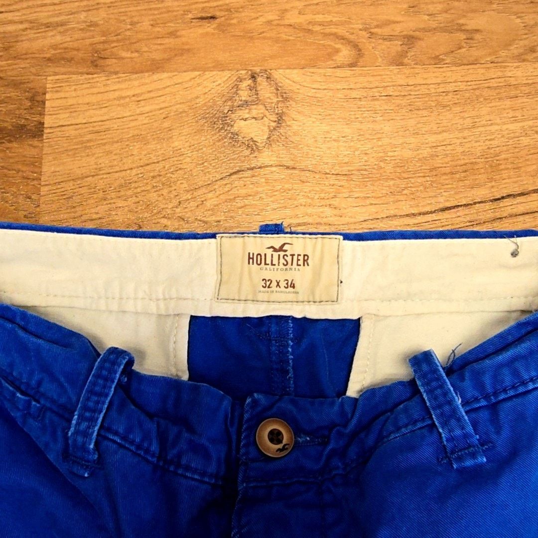 Hollister Hollister Blue Chino Pants Classic Fit 32x34 Mens Modern Size US 32 / EU 48 - 5 Thumbnail