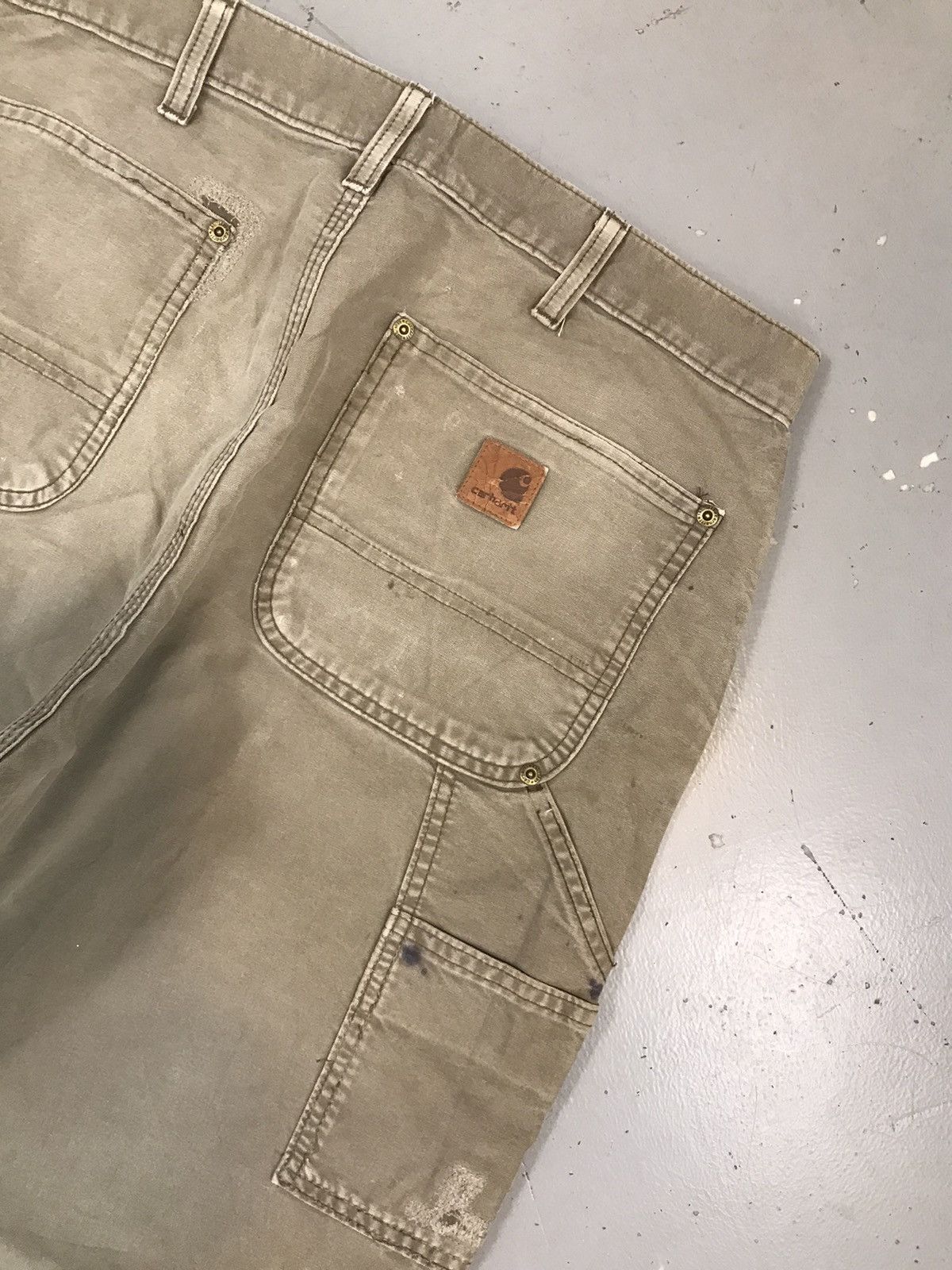 Carhartt × Vintage Vintage Carhartt B195 LBR double knee denim Size US 34 / EU 50 - 10 Thumbnail