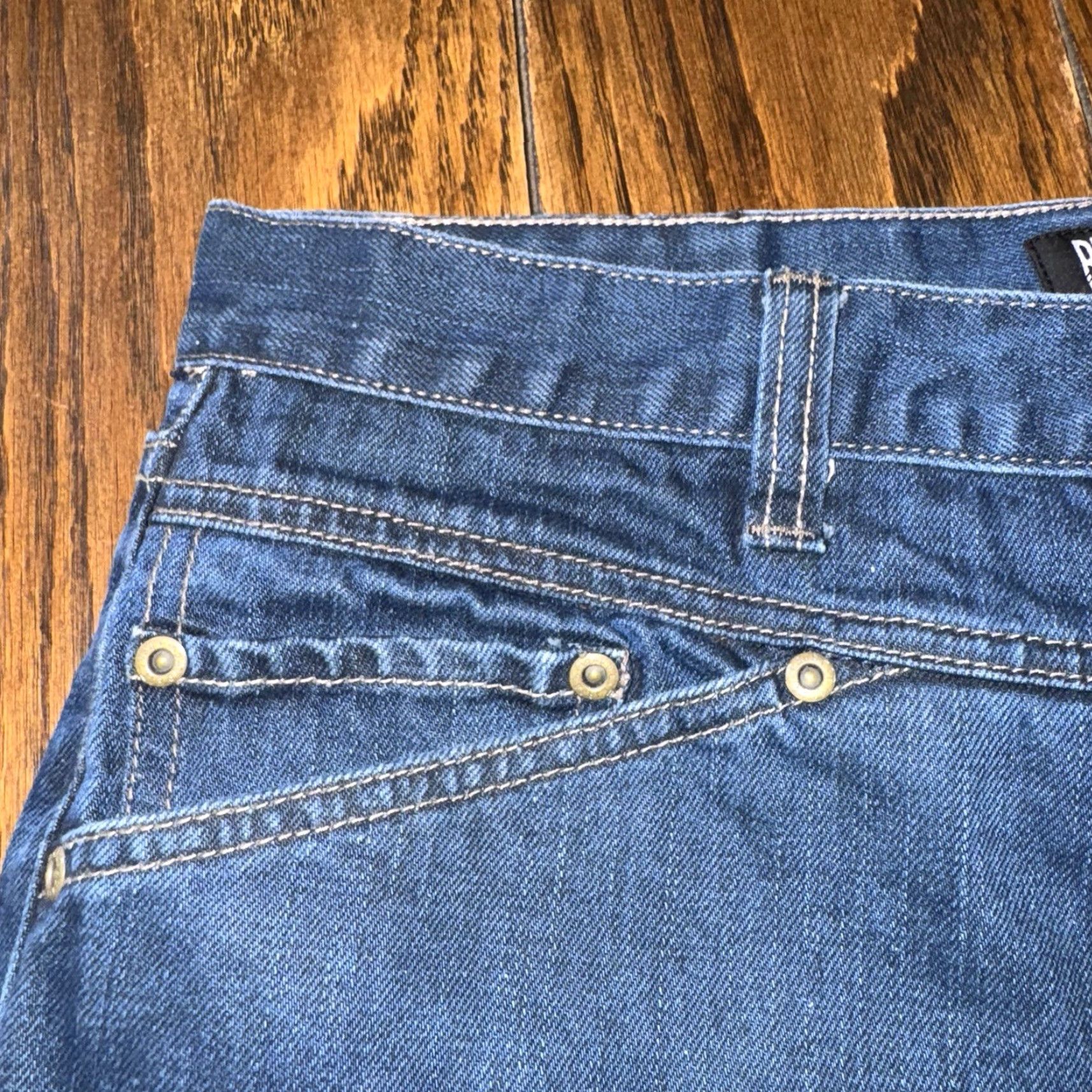 Denime VINTAGE Marithe Francois Girbaud Jeans Mens 40x24 Blue Wide-Leg Baggy Denim Y2K Retro 90s Hip Hop Streetwear Mens Size US 40 / EU 56 - 3 Thumbnail