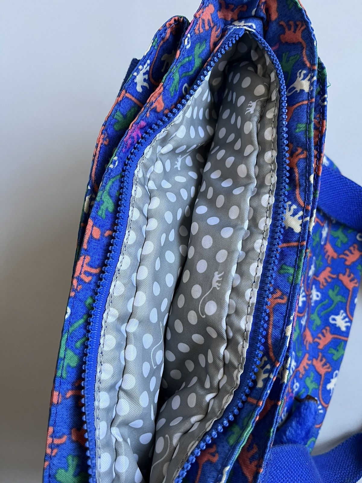 Other Kipling Women Blue Monogram Synthetic Shoulder Bag Size ONE SIZE - 19 Thumbnail