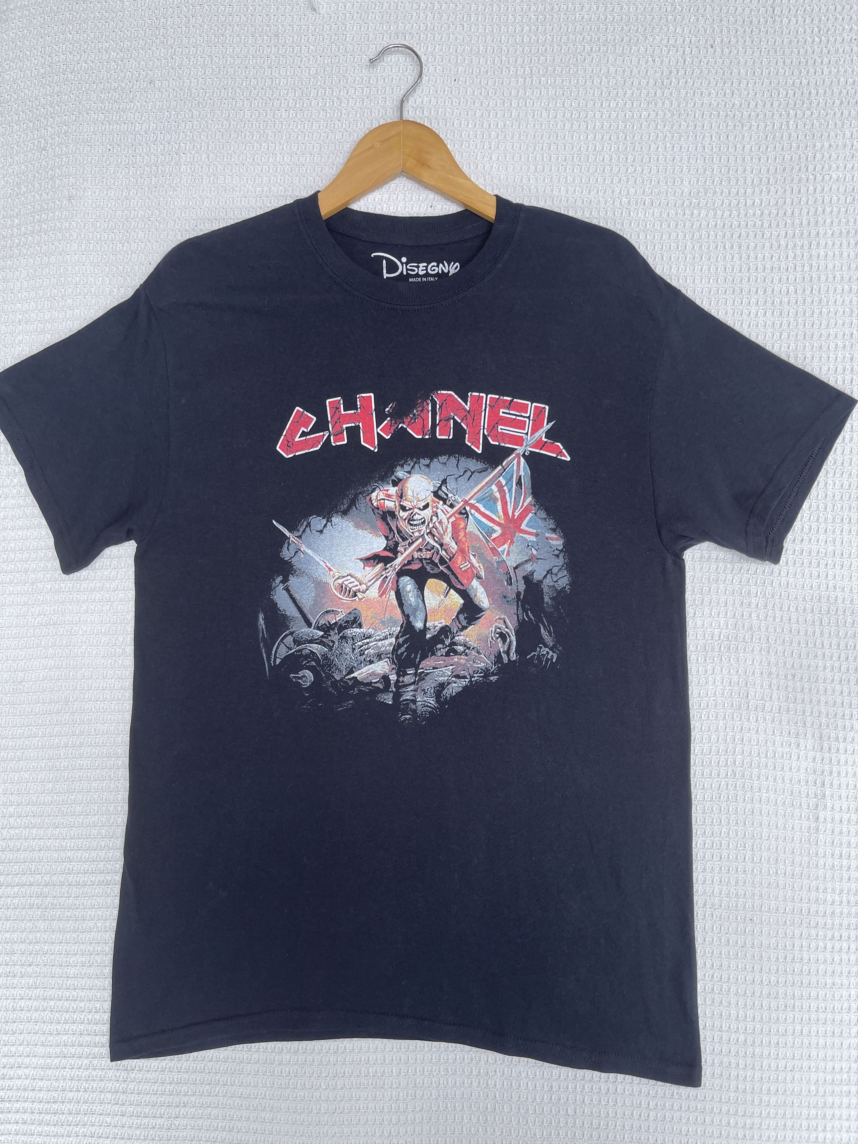 Last Drop🔥Rare🔥Designer Chanel x Iron Maiden Band T-Shirt