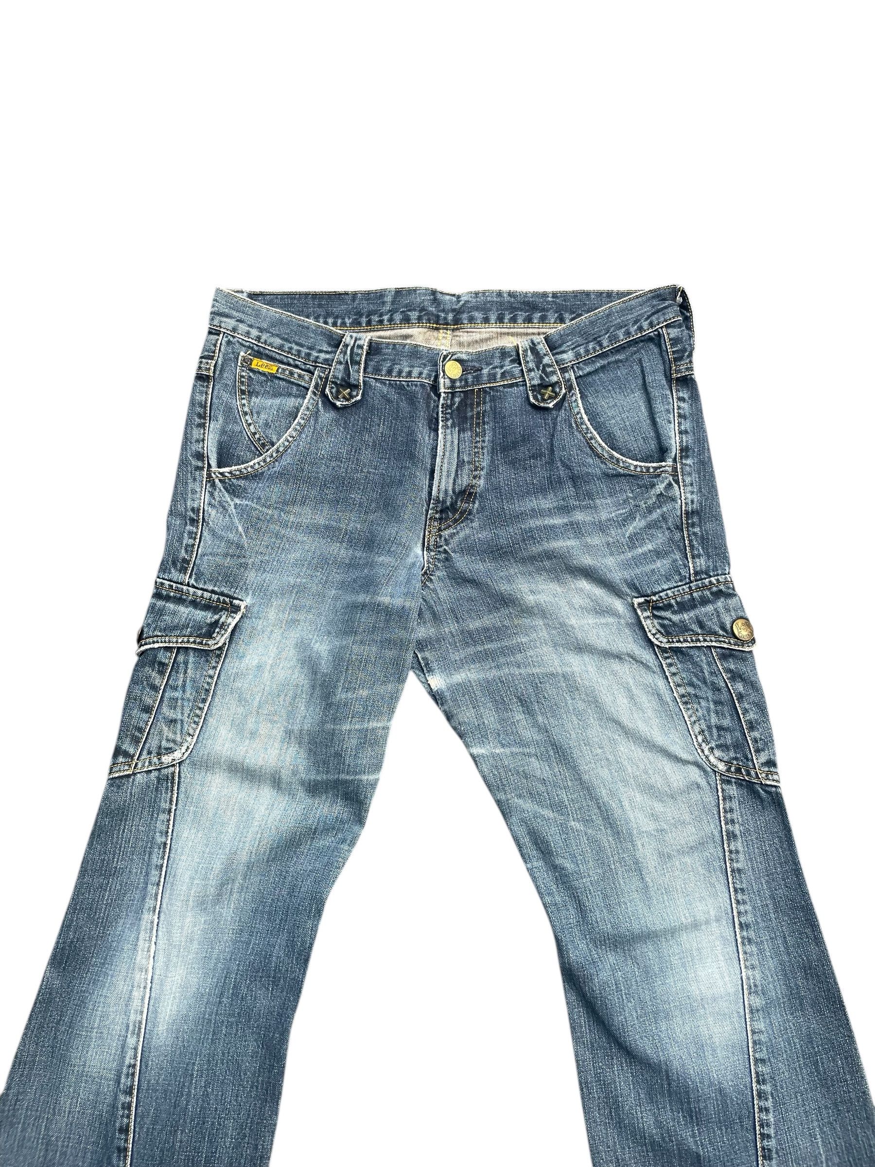 Lee Lee Riders Flare Side Pocket Denim Size US 35 - 2 Thumbnail
