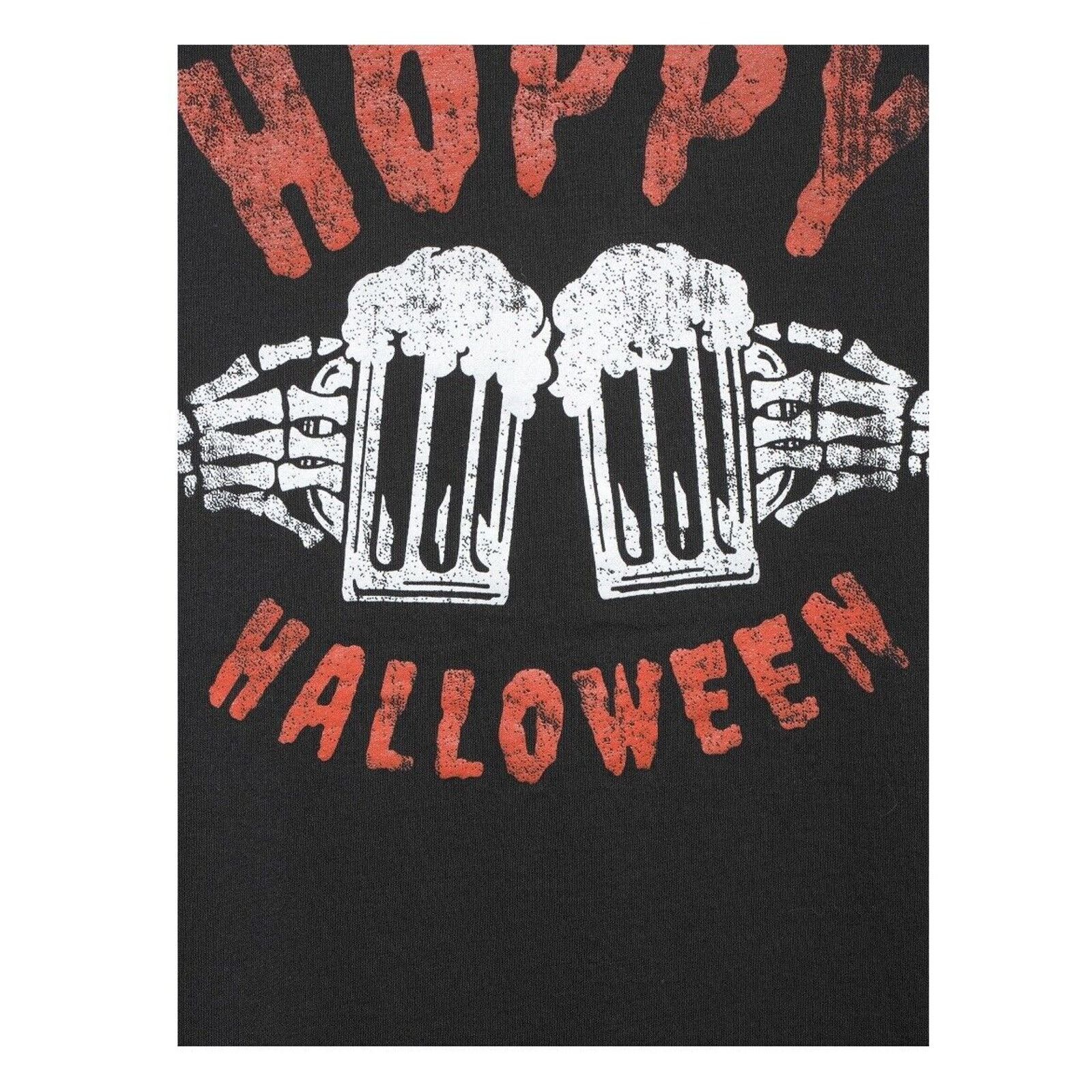 Other Way to Celebrate Men's Hoppy Halloween Graphic T-shirt Black Size US M / EU 48-50 / 2 - 5 Thumbnail