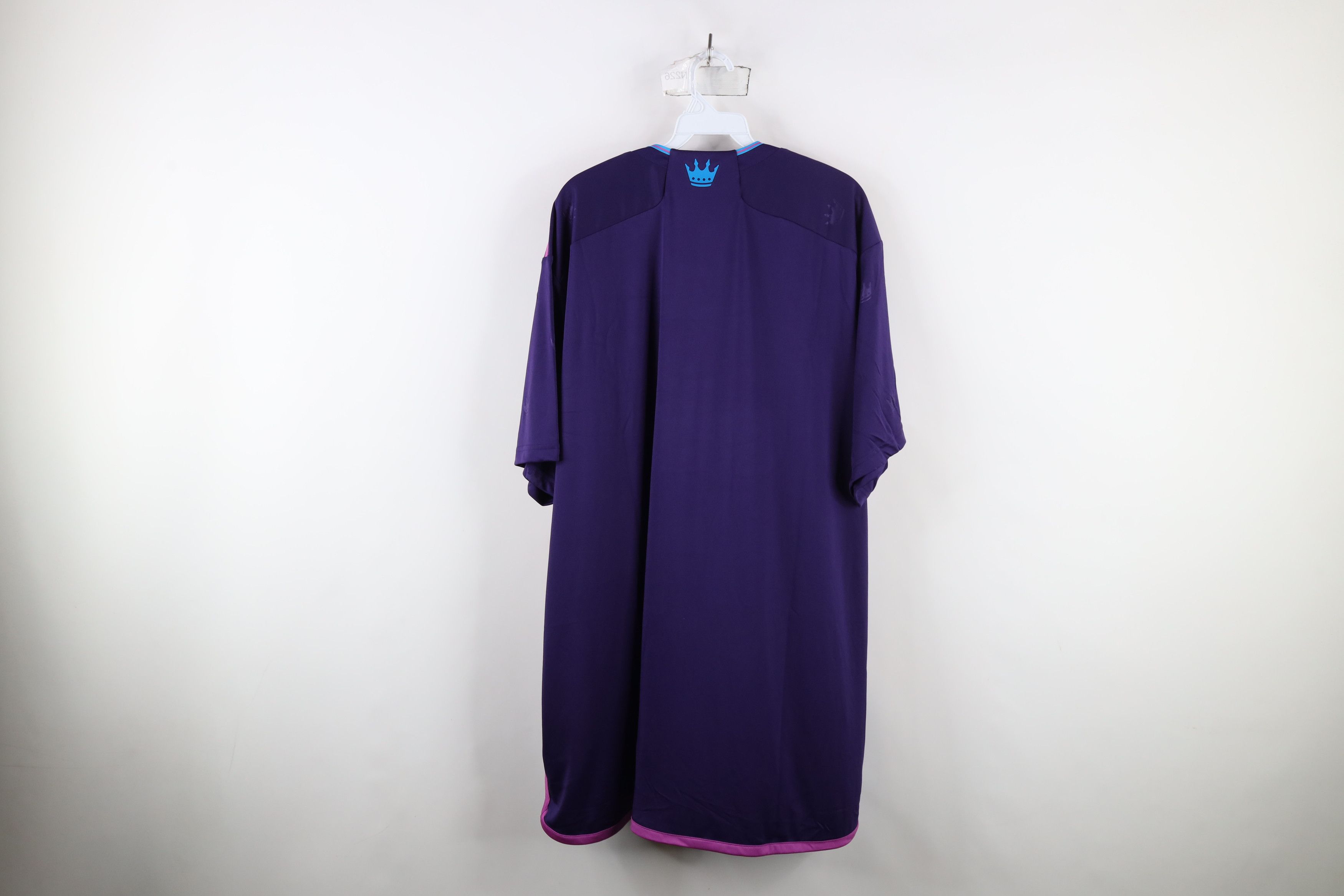 Adidas × Vintage New Adidas Football Club Soccer Jersey Futbol Purple Size US XXL / EU 58 / 5 - 12 Thumbnail