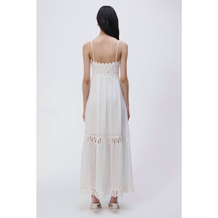 Jonathan Simkhai JONATHAN SIMKHAI Salana Crochet Maxi Dress In White