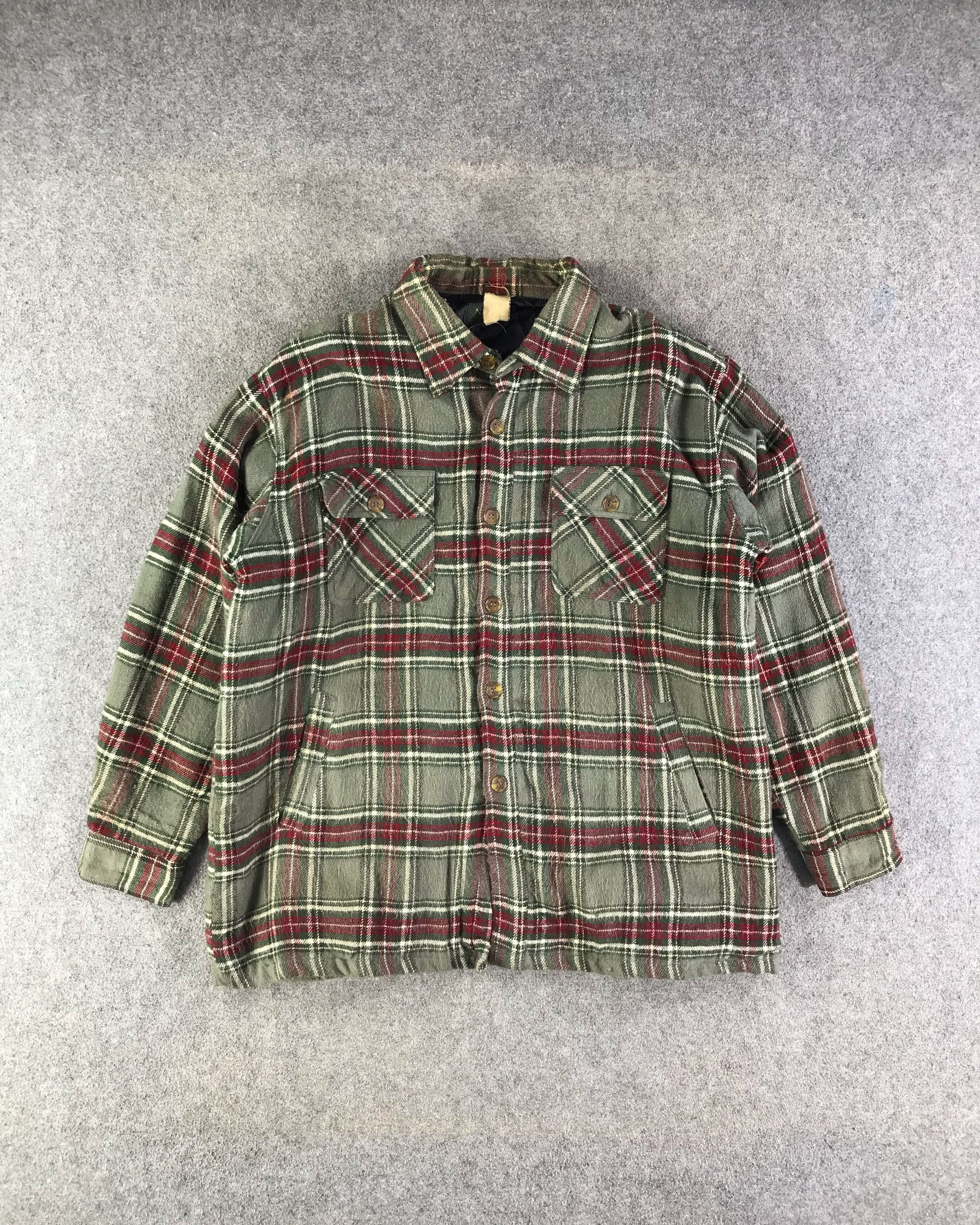 Japanese Brand Vintage Nepuca Plaid Flannel Shirt Jacket -JC181 Size US L / EU 52-54 / 3 - 1 Thumbnail