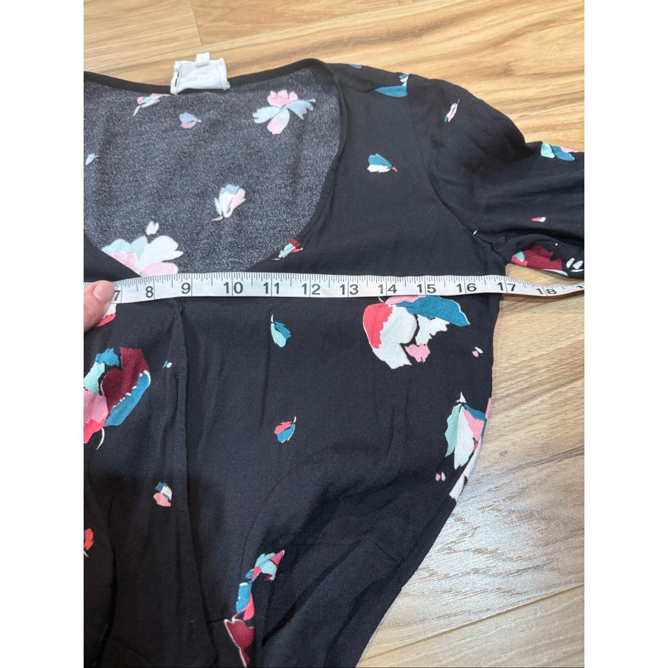 Sezane Sezane Elena Floral Printed Wrap Ruffle Mini Viscose Dress S Size S / US 4 / IT 40 - 7 Thumbnail