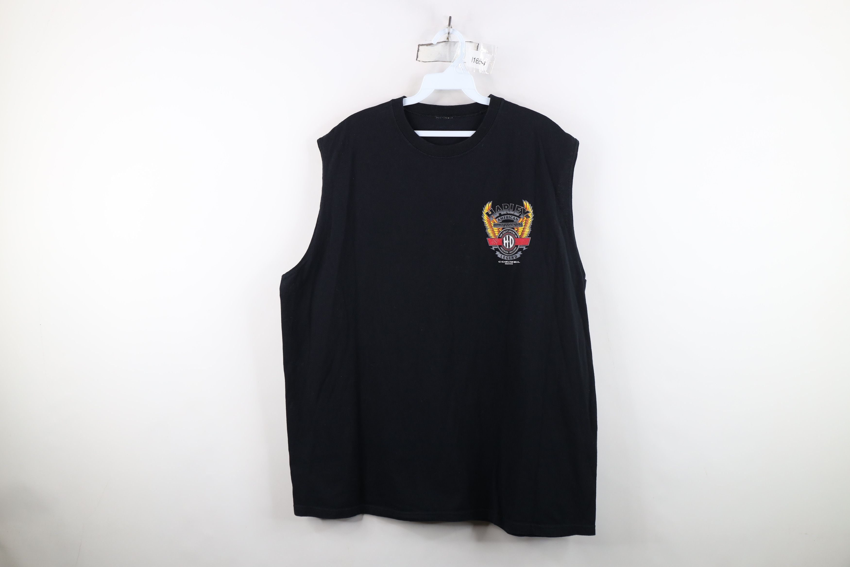 Harley Davidson Vintage Y2K Harley Davidson Eagle Wings Muscle T-Shirt Size US XL / EU 56 / 4 - 1 Thumbnail