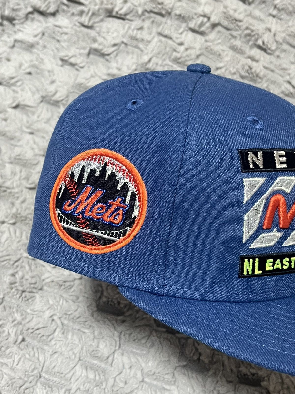 Hat Club × MyFitteds × New Era 7 3/8 MyFitteds New York Mets Caution Flip the Script Size ONE SIZE - 3 Thumbnail