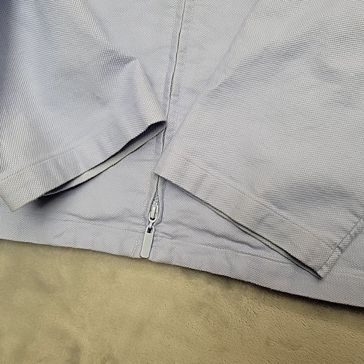 Eileen Fisher Eileen Fisher Jacket Womens L Blue Full Zip Cotton Stretch Blend Comfort Bomber Jacket Size L / US 10 / IT 46 - 3 Thumbnail