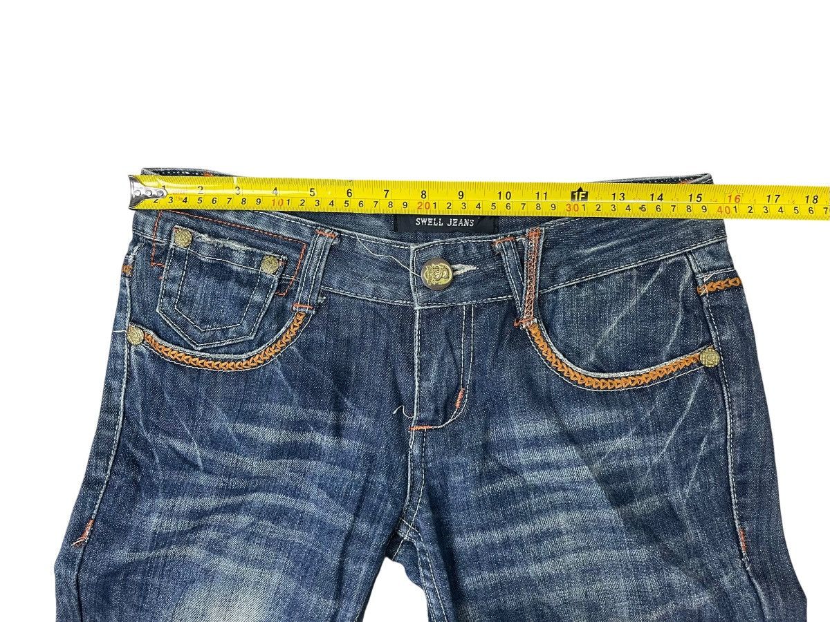 Japanese Brand Vintage Swell Jeans Style By L.B.D Flare Jeans Size 28" / US 6 / IT 42 - 14 Thumbnail