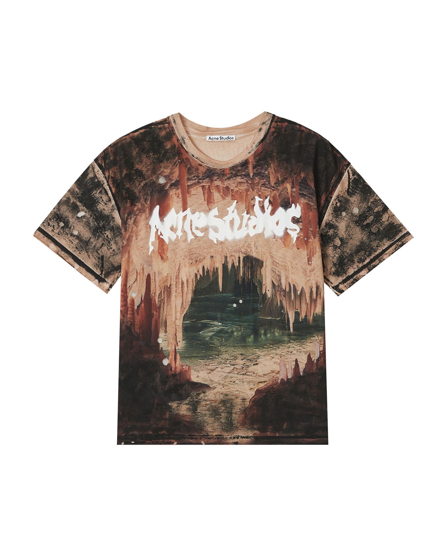 Acne Studios Acne Studios All-over Print T-Shirt Size US S / EU 44-46 / 1 - 1 Thumbnail