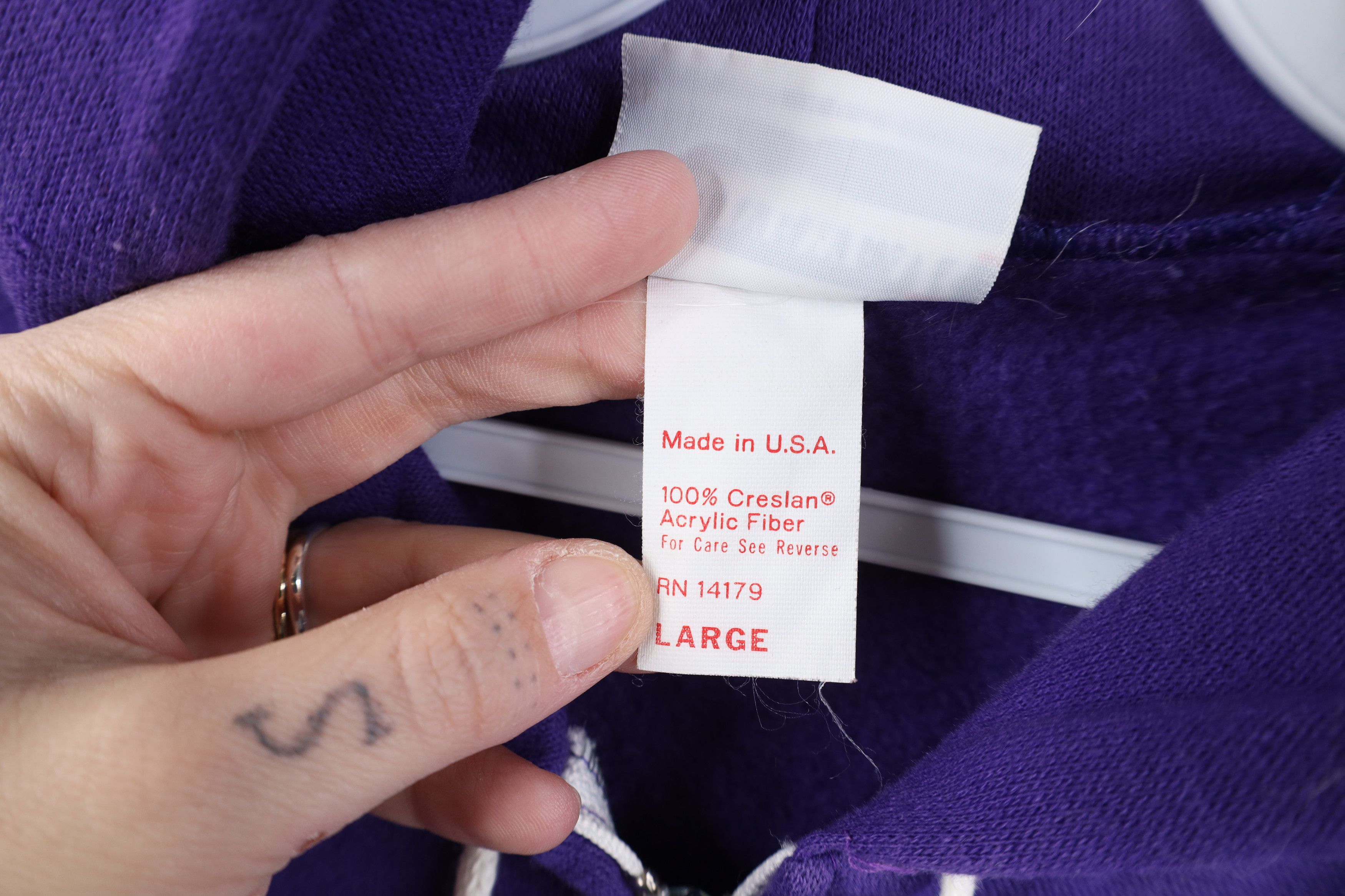 Vintage Vintage 70s 80s Streetwear Full Zip Hoodie Sweatshirt USA Size US L / EU 52-54 / 3 - 10 Thumbnail
