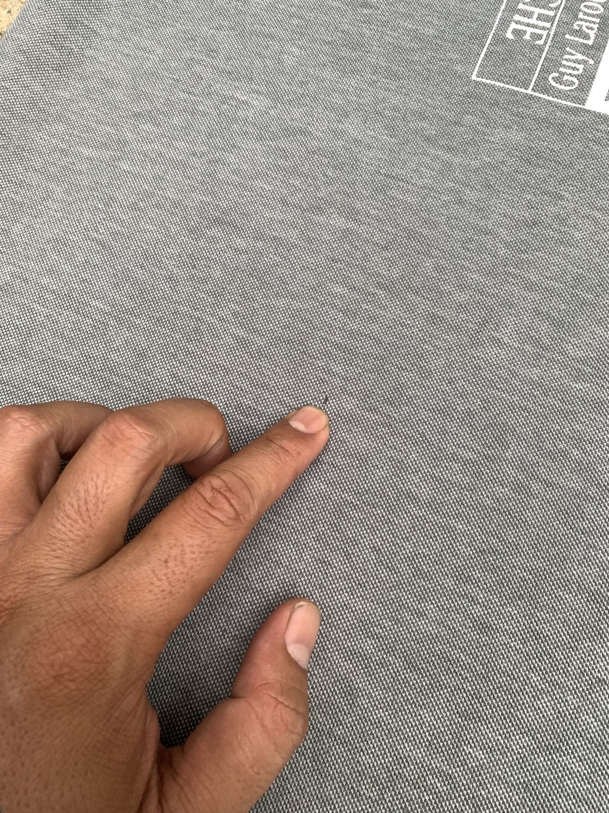 Guy Laroche Guy Laroche Paris Activewear Grey Big Logo Graphic Tee Size US L / EU 52-54 / 3 - 4 Thumbnail